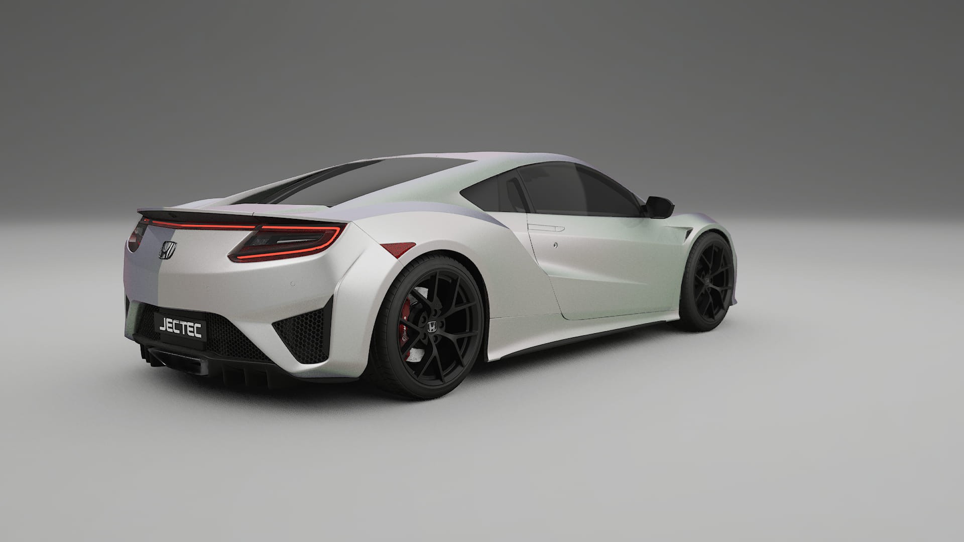 Honda NSX prefacelift pre LCI TPU Lackskyddsfilm | NEBULA Färgskiftande PPF – Komplett Förskuret Kit