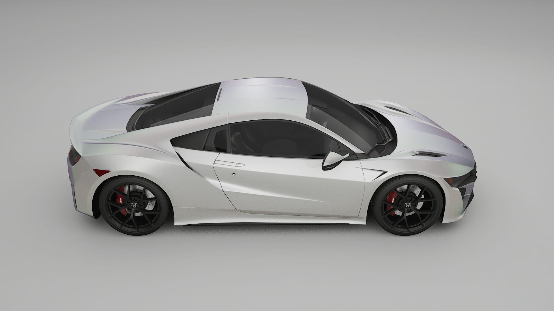 Honda NSX prefacelift pre LCI TPU Lackskyddsfilm | NEBULA Färgskiftande PPF – Komplett Förskuret Kit