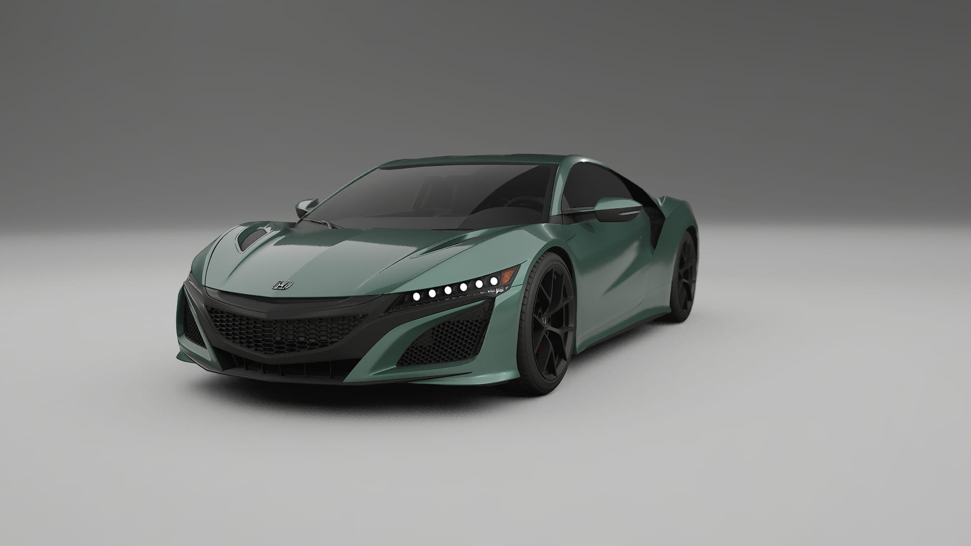 Honda NSX prefacelift pre LCI TPU Lackskyddsfilm | EVERGREEN Färgskiftande PPF – Komplett Förskuret Kit