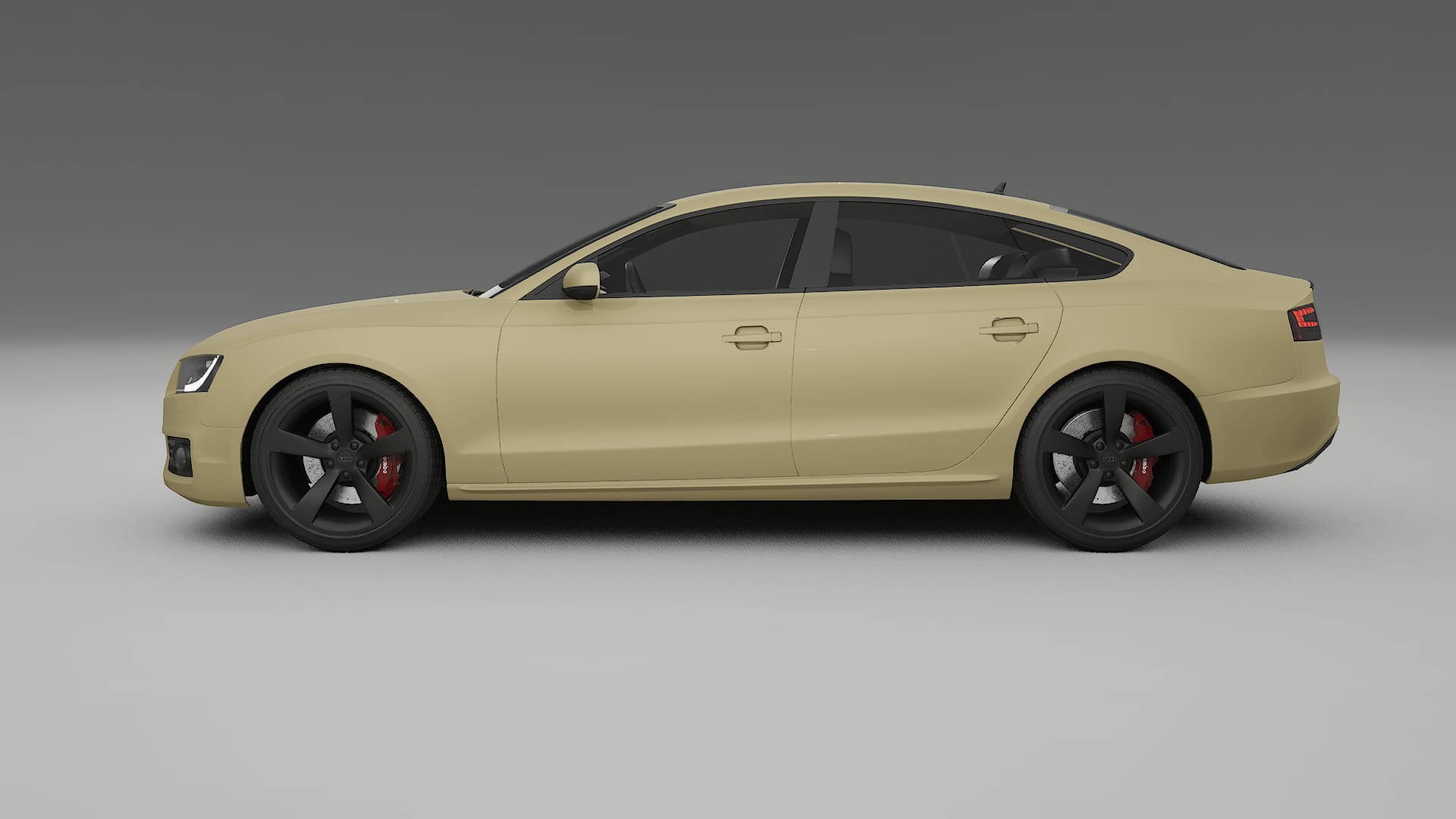 Audi A5 8T Sportback prefacelift pre LCI TPU Lackskyddsfilm | SAND Färgskiftande PPF – Komplett Förskuret Kit