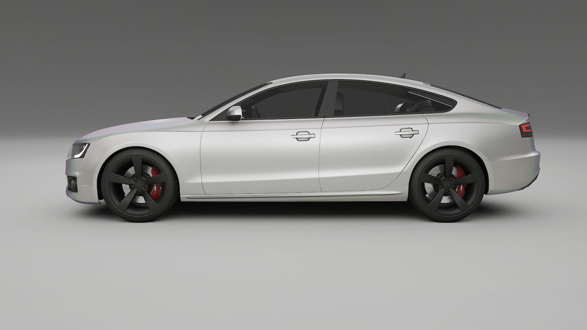 Audi A5 8T Sportback prefacelift pre LCI TPU Lackskyddsfilm | NEBULA Färgskiftande PPF – Komplett Förskuret Kit