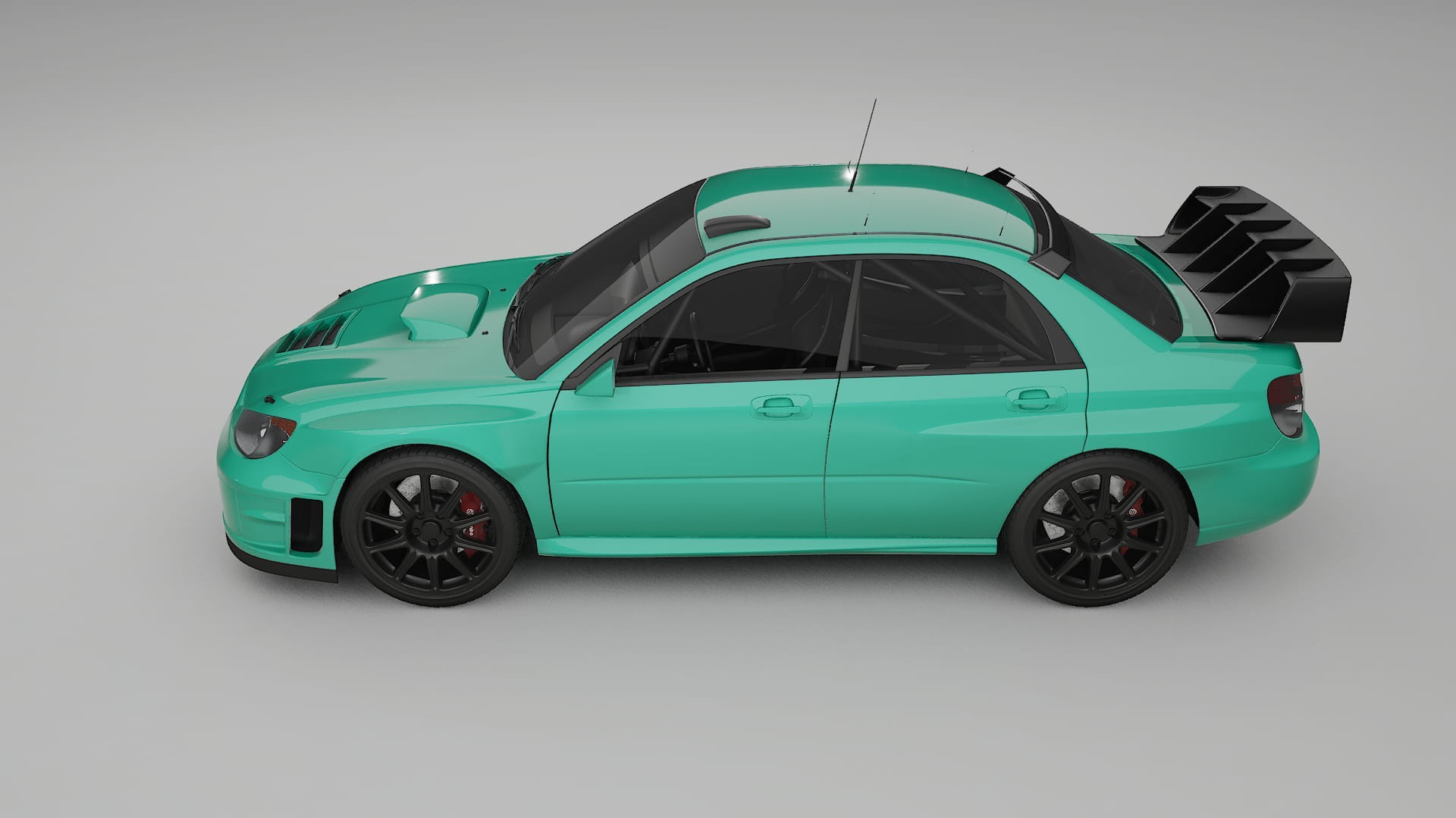 Subaru Impreza WRC GD TPU Lackskyddsfilm | JEWEL Färgskiftande PPF – Komplett Förskuret Kit