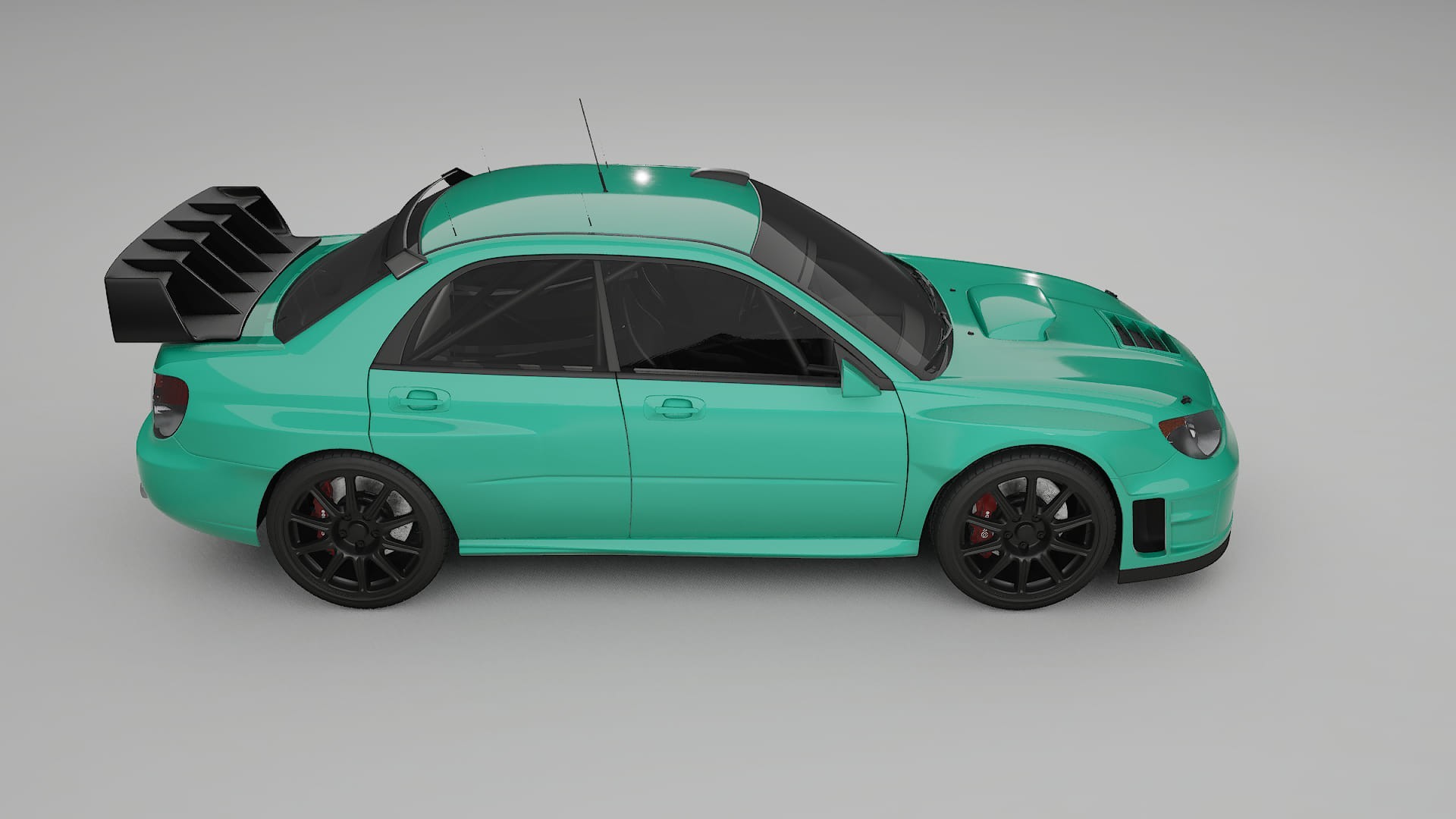 Subaru Impreza WRC GD TPU Lackskyddsfilm | JEWEL Färgskiftande PPF – Komplett Förskuret Kit