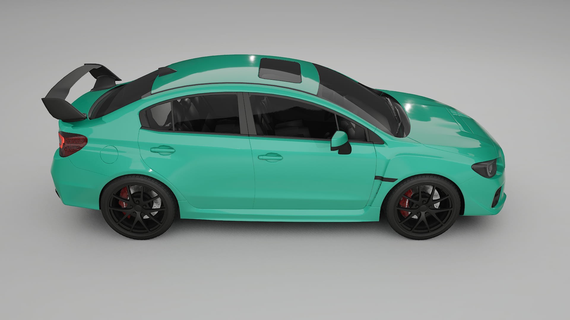 Subaru Impreza WRX Sti VA prefacelift pre LCI TPU Lackskyddsfilm | JEWEL Färgskiftande PPF – Komplett Förskuret Kit