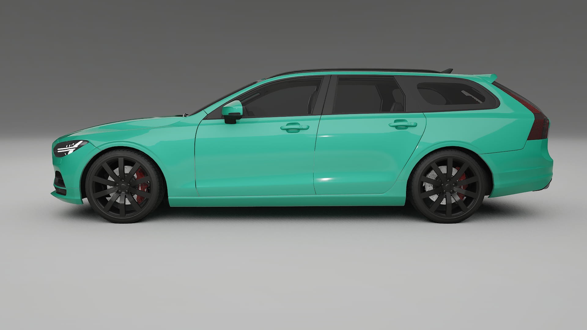 Volvo V90 P5 TPU Lackskyddsfilm | JEWEL Färgskiftande PPF – Komplett Förskuret Kit