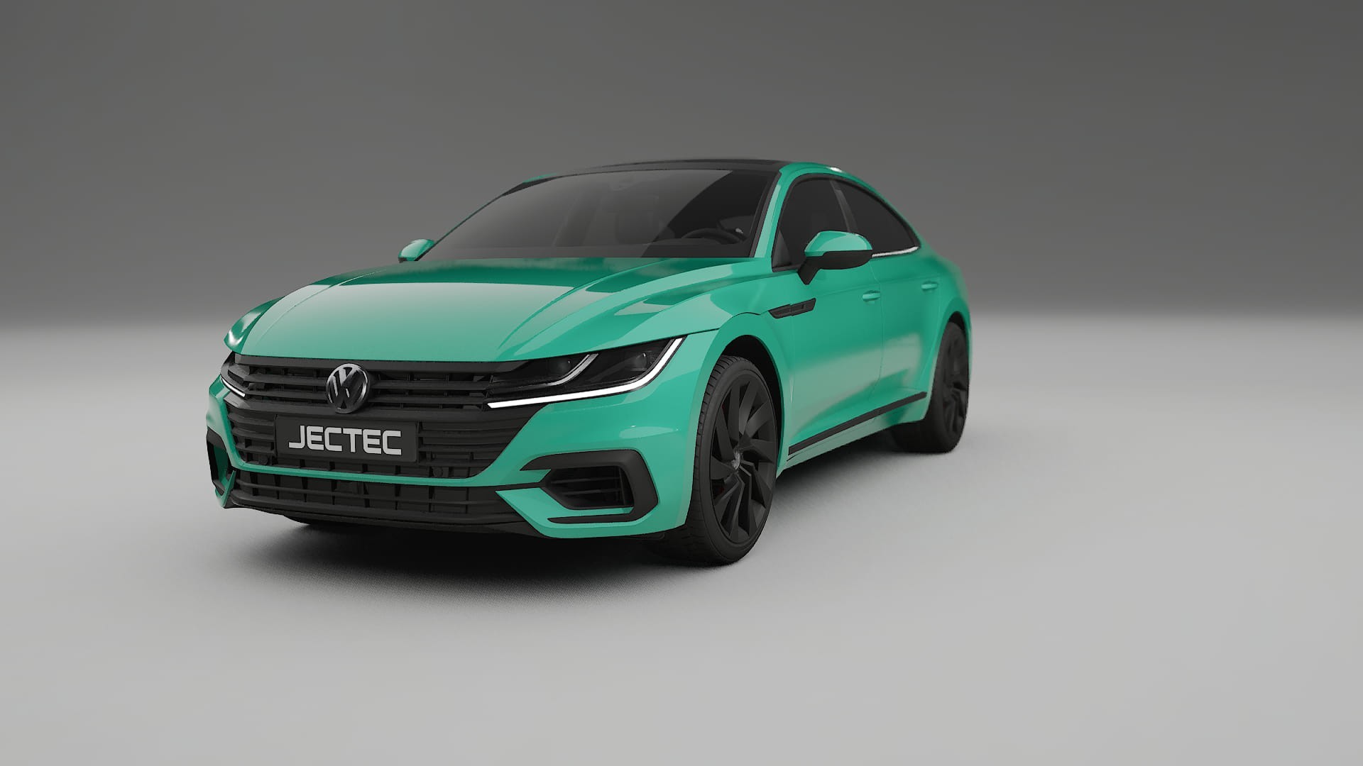 VW Arteon R 3H prefacelift pre LCI TPU Lackskyddsfilm | JEWEL Färgskiftande PPF – Komplett Förskuret Kit 2