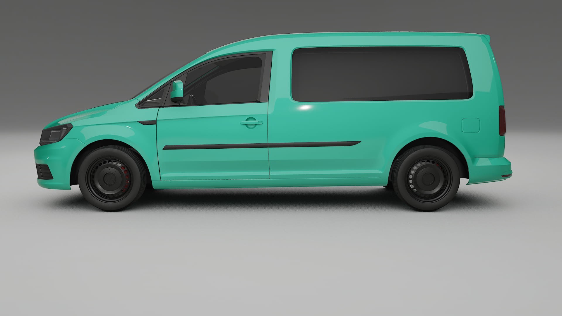 VW Caddy Maxi SB TPU Lackskyddsfilm | JEWEL Färgskiftande PPF – Komplett Förskuret Kit
