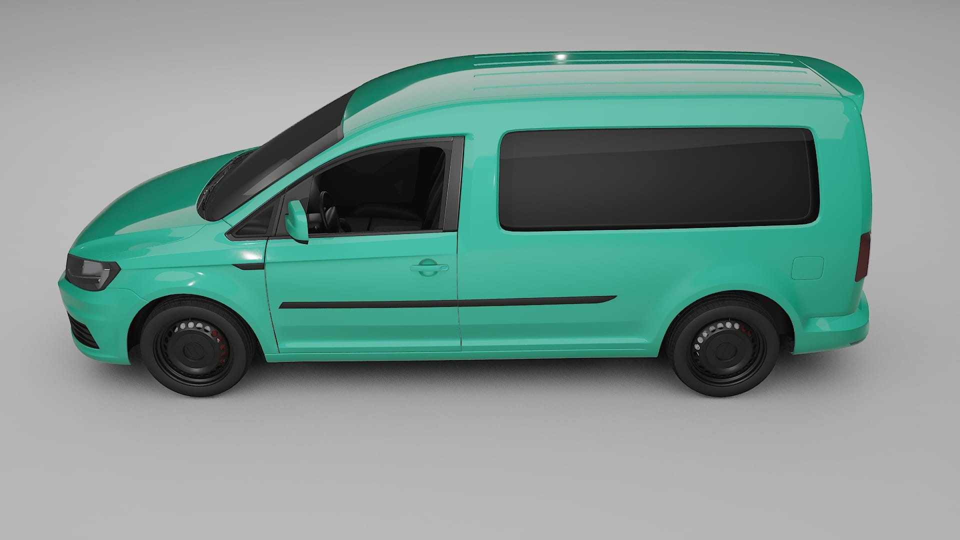 VW Caddy Maxi SB TPU Lackskyddsfilm | JEWEL Färgskiftande PPF – Komplett Förskuret Kit