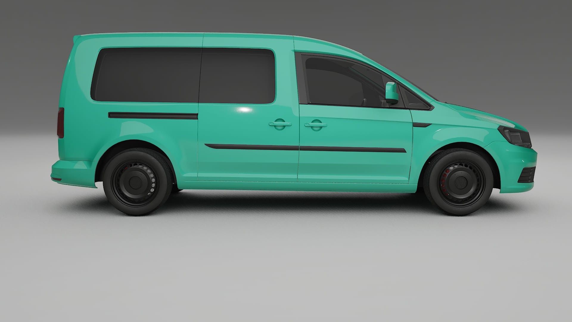 VW Caddy Maxi SB TPU Lackskyddsfilm | JEWEL Färgskiftande PPF – Komplett Förskuret Kit