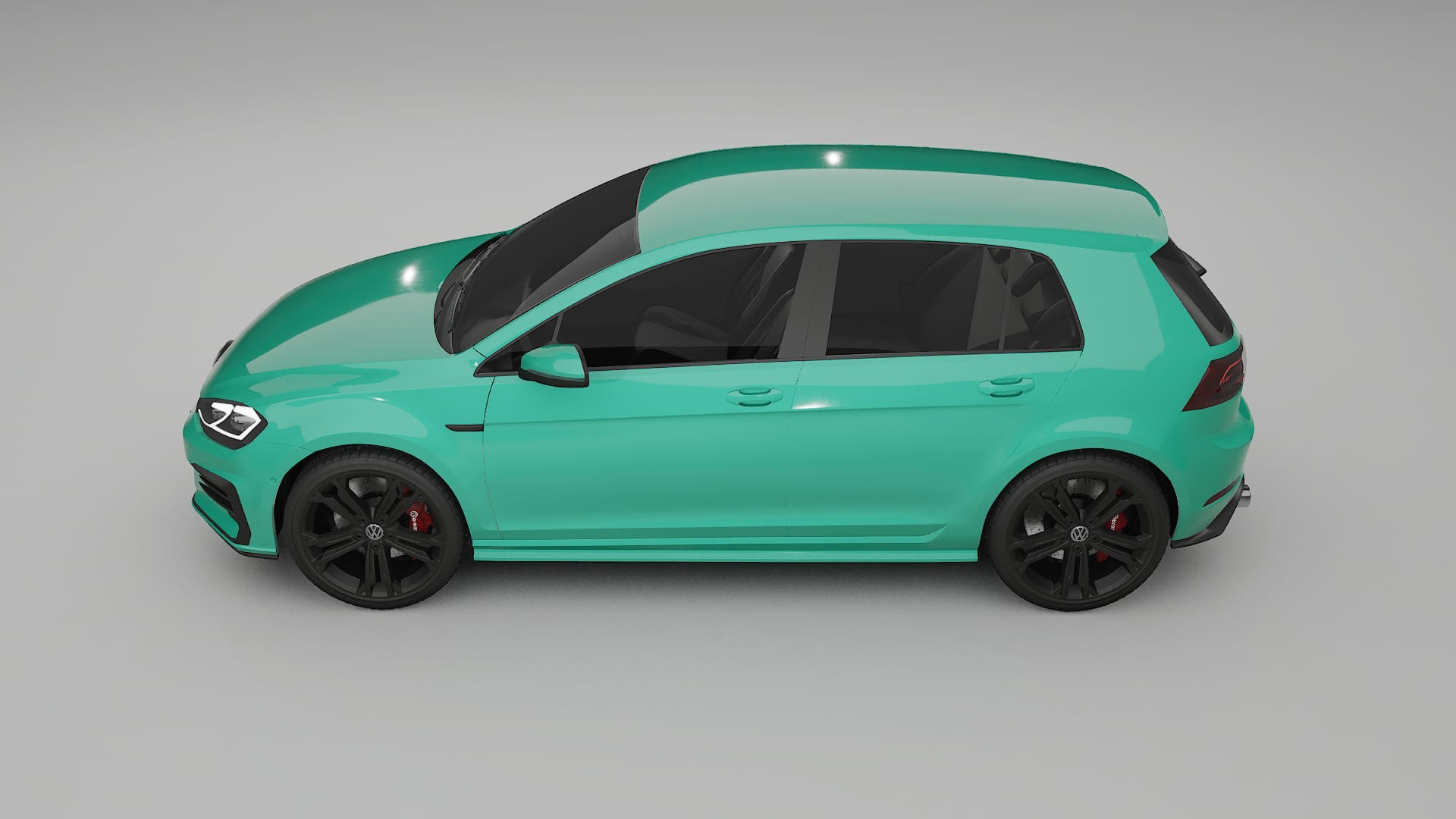 VW Golf Mk7 TPU Lackskyddsfilm | JEWEL Färgskiftande PPF – Komplett Förskuret Kit