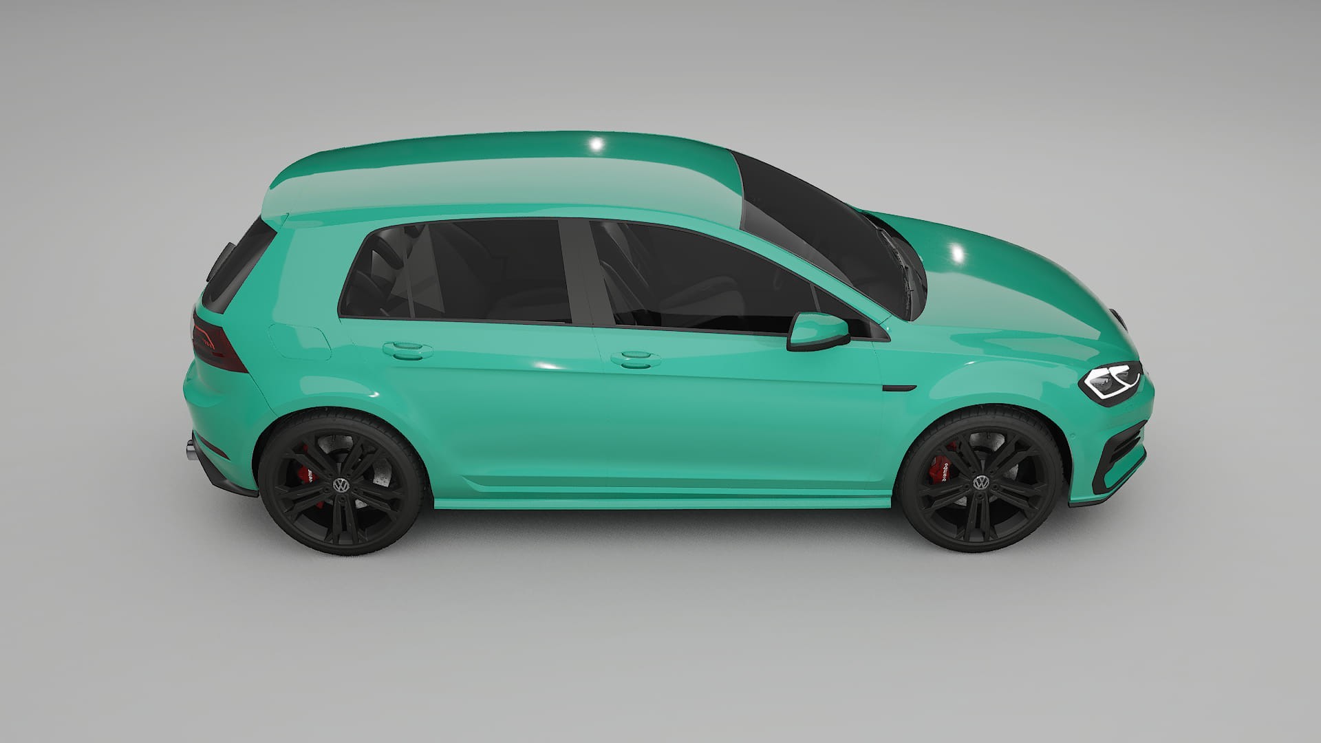 VW Golf Mk7 TPU Lackskyddsfilm | JEWEL Färgskiftande PPF – Komplett Förskuret Kit