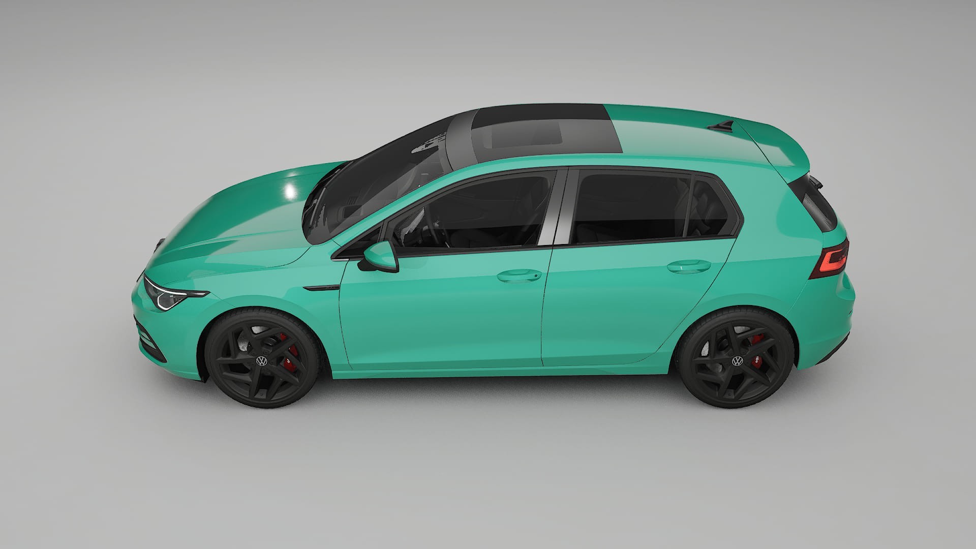 VW Golf Mk8 TPU Lackskyddsfilm | JEWEL Färgskiftande PPF – Komplett Förskuret Kit