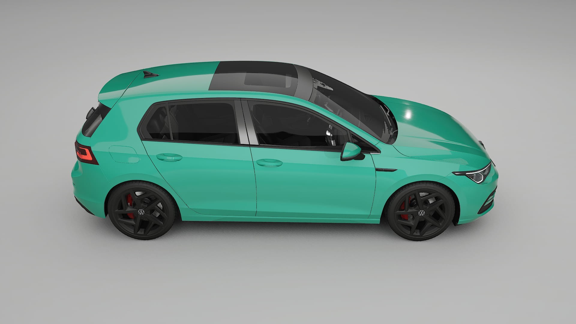 VW Golf Mk8 TPU Lackskyddsfilm | JEWEL Färgskiftande PPF – Komplett Förskuret Kit