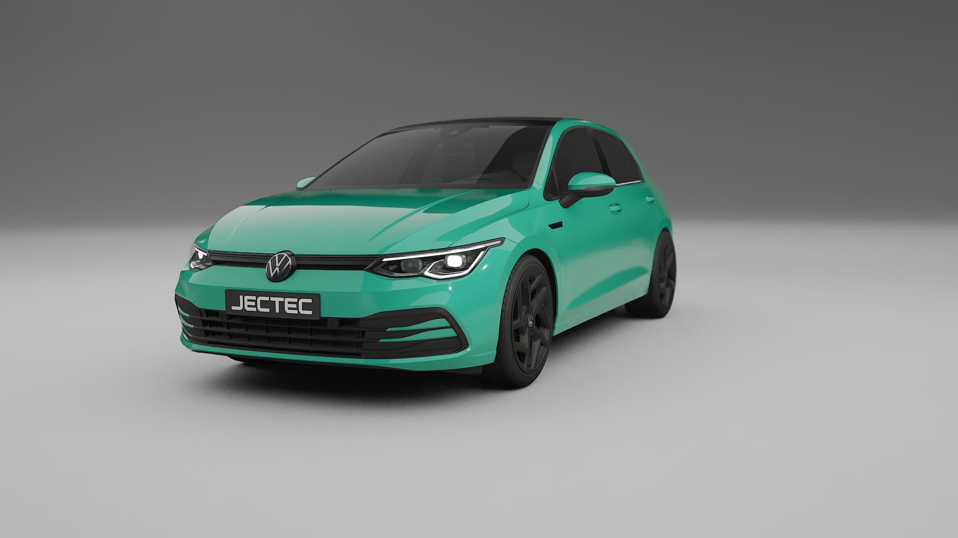 VW Golf Mk8 TPU Lackskyddsfilm | JEWEL Färgskiftande PPF – Komplett Förskuret Kit