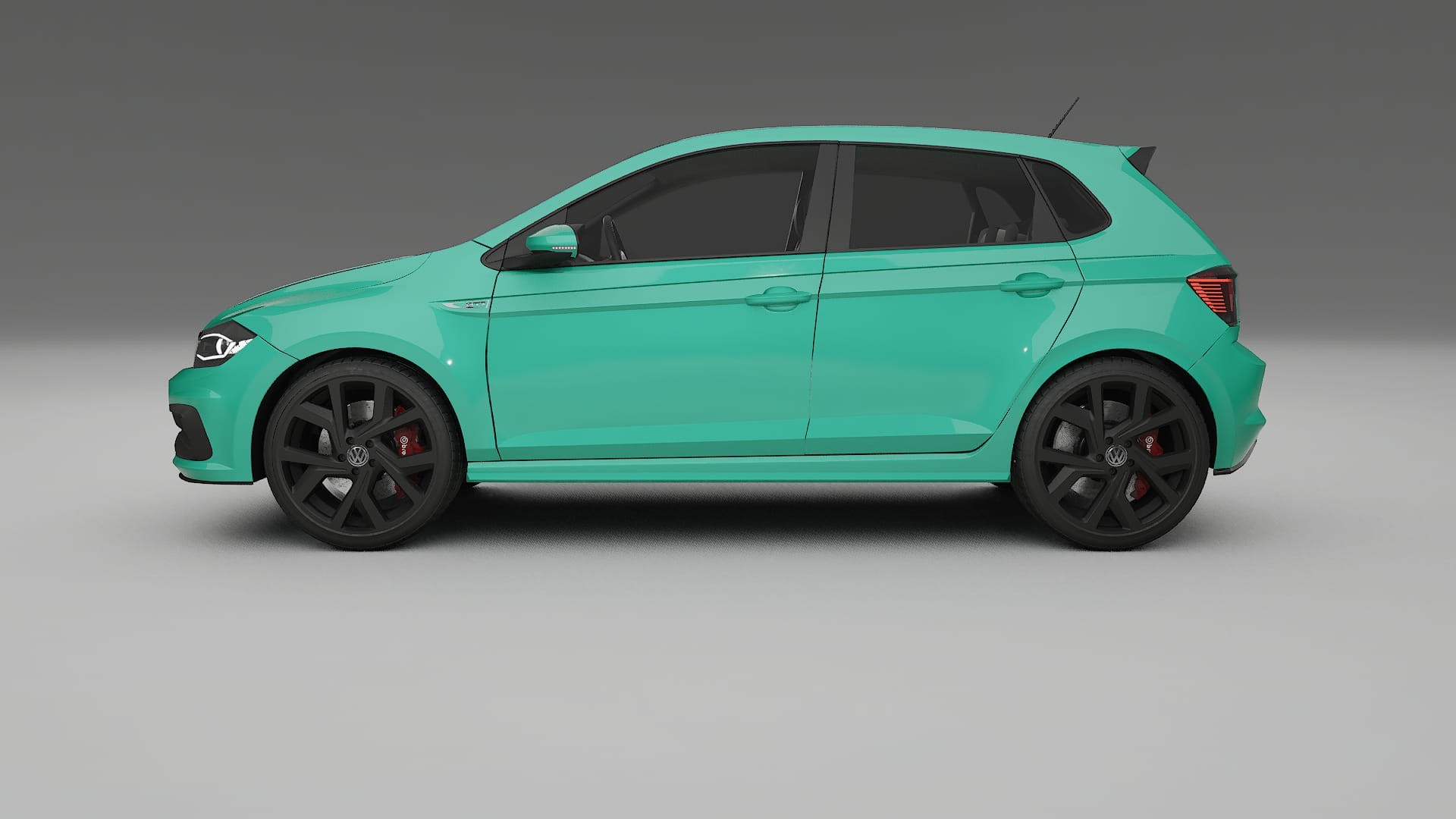 VW Polo GTI VI TPU Lackskyddsfilm | JEWEL Färgskiftande PPF – Komplett Förskuret Kit