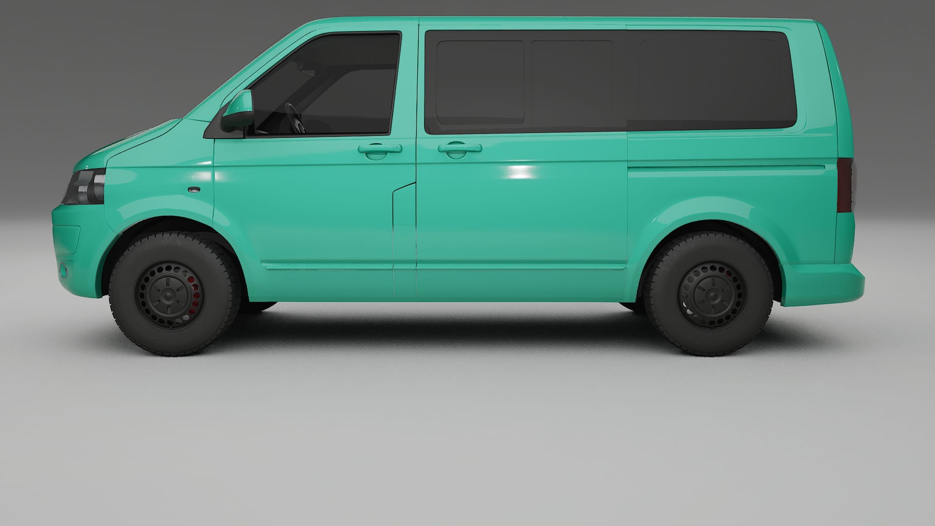 VW Transporter T5 Caravelle TPU Lackskyddsfilm | JEWEL Färgskiftande PPF – Komplett Förskuret Kit