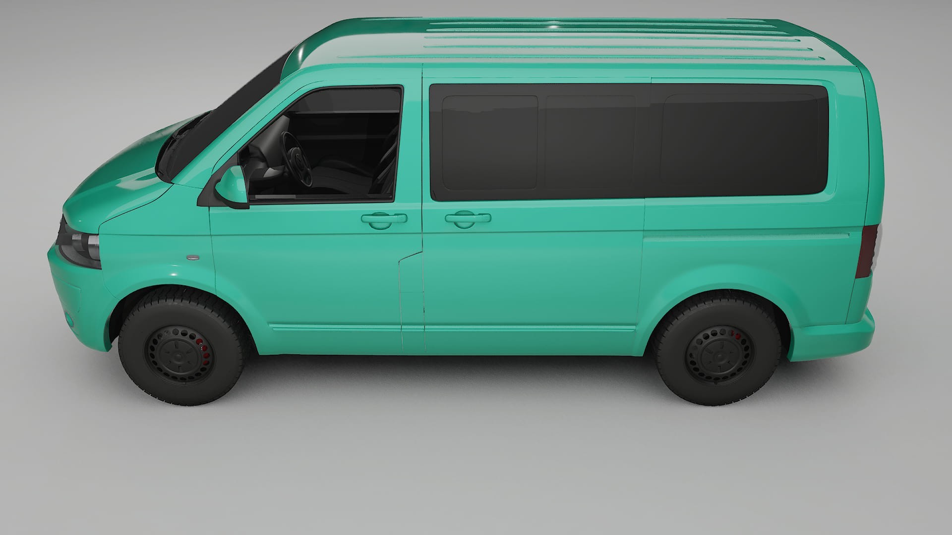 VW Transporter T5 Caravelle TPU Lackskyddsfilm | JEWEL Färgskiftande PPF – Komplett Förskuret Kit
