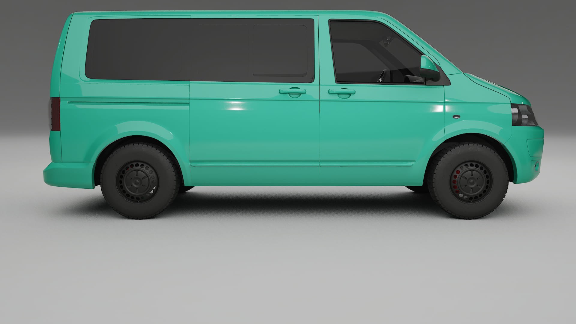 VW Transporter T5 Caravelle TPU Lackskyddsfilm | JEWEL Färgskiftande PPF – Komplett Förskuret Kit