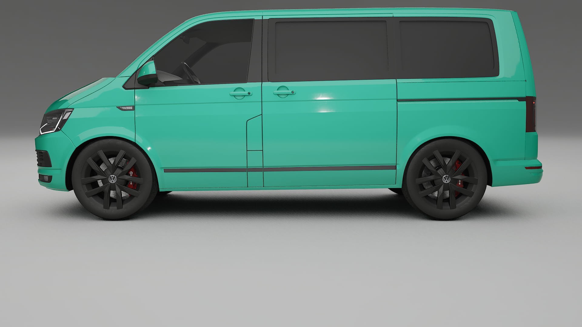 VW Transporter T6 Multivan TPU Lackskyddsfilm | JEWEL Färgskiftande PPF – Komplett Förskuret Kit