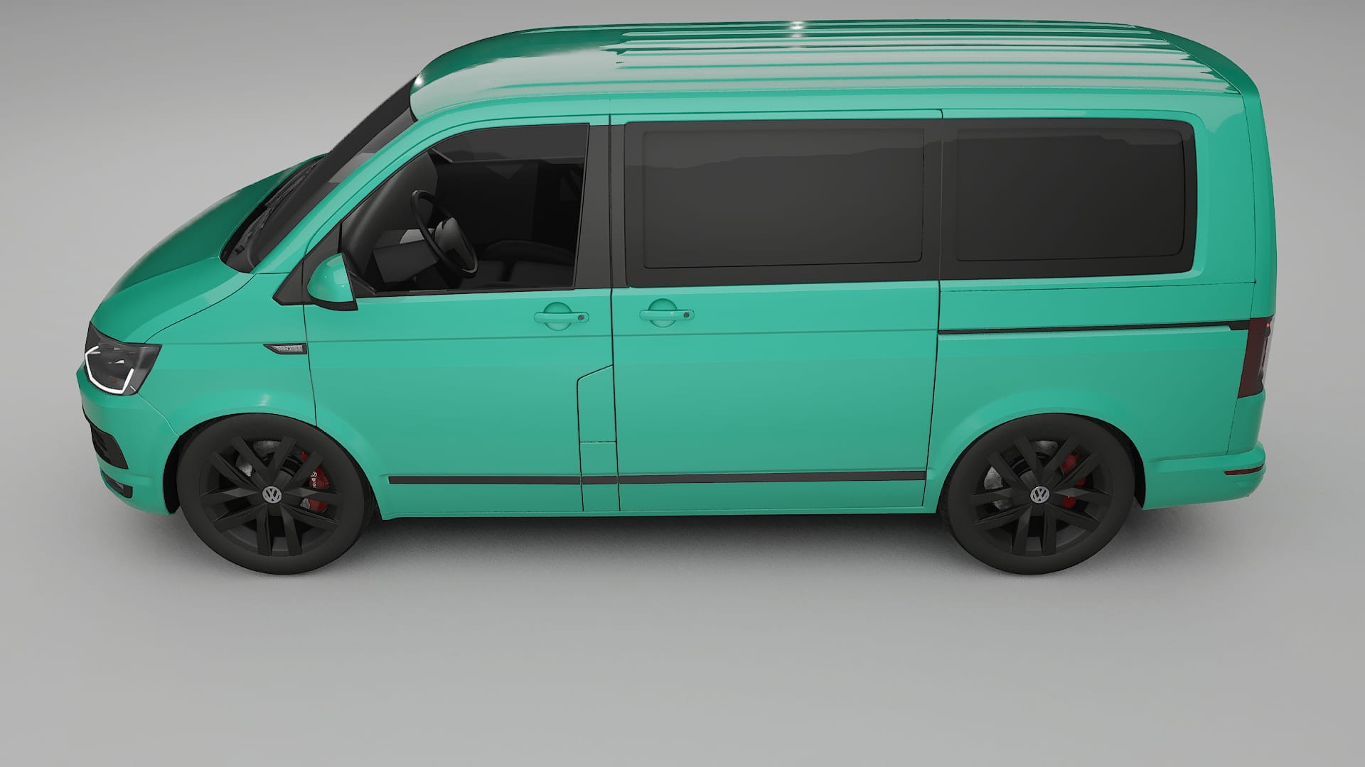 VW Transporter T6 Multivan TPU Lackskyddsfilm | JEWEL Färgskiftande PPF – Komplett Förskuret Kit
