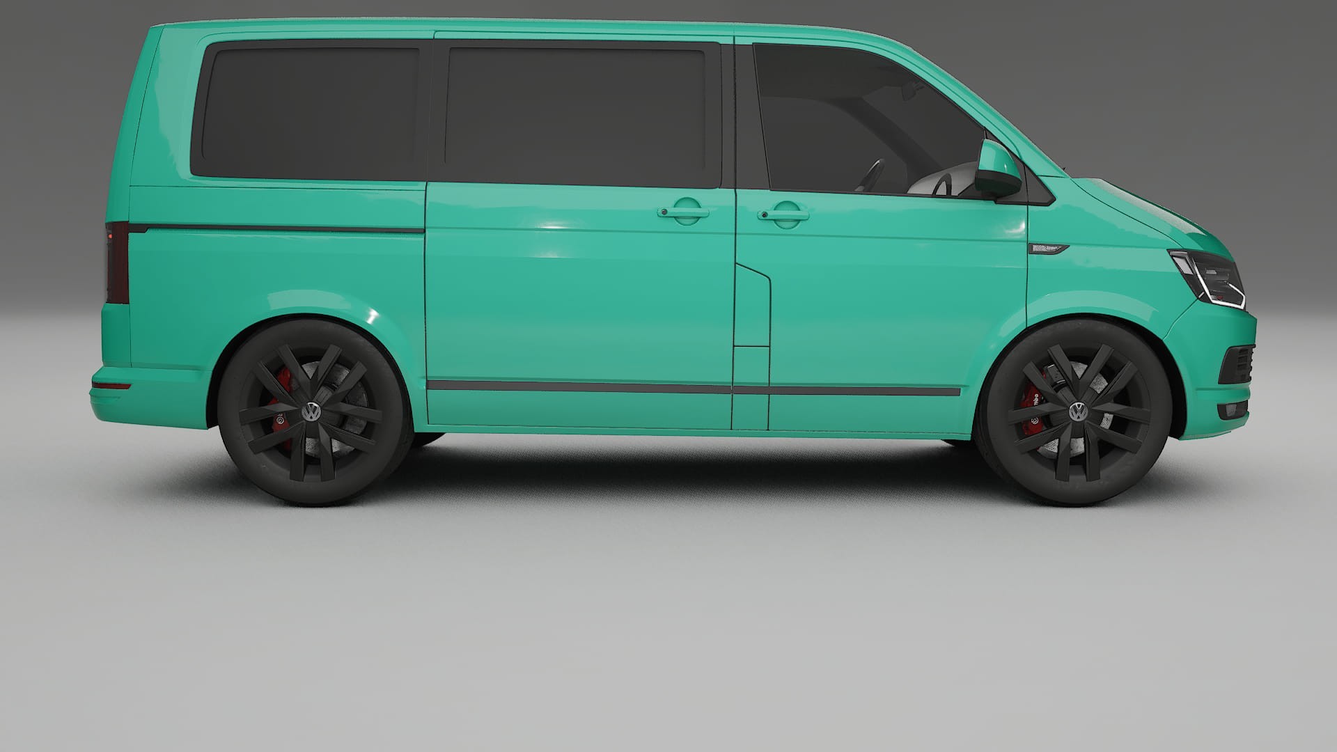 VW Transporter T6 Multivan TPU Lackskyddsfilm | JEWEL Färgskiftande PPF – Komplett Förskuret Kit