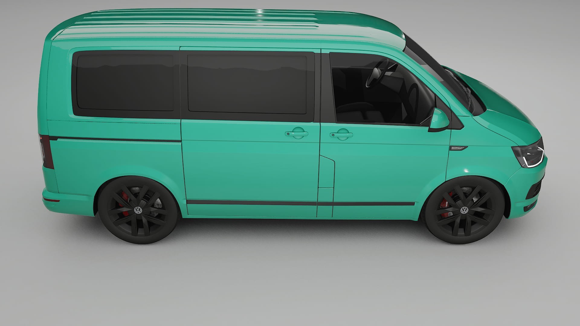VW Transporter T6 Multivan TPU Lackskyddsfilm | JEWEL Färgskiftande PPF – Komplett Förskuret Kit