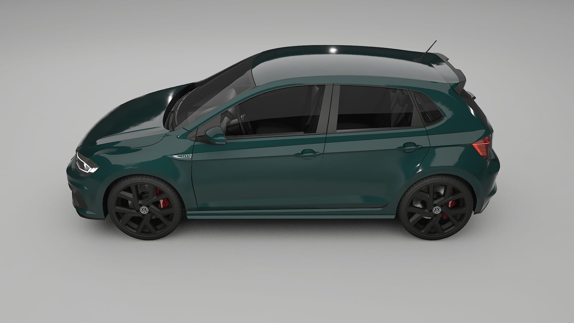 VW Polo GTI VI TPU Lackskyddsfilm | INFERNO Färgskiftande PPF – Komplett Förskuret Kit