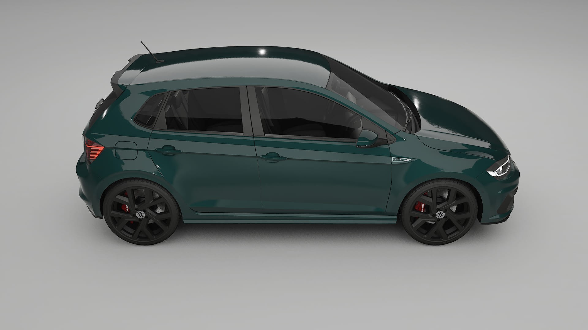 VW Polo GTI VI TPU Lackskyddsfilm | INFERNO Färgskiftande PPF – Komplett Förskuret Kit