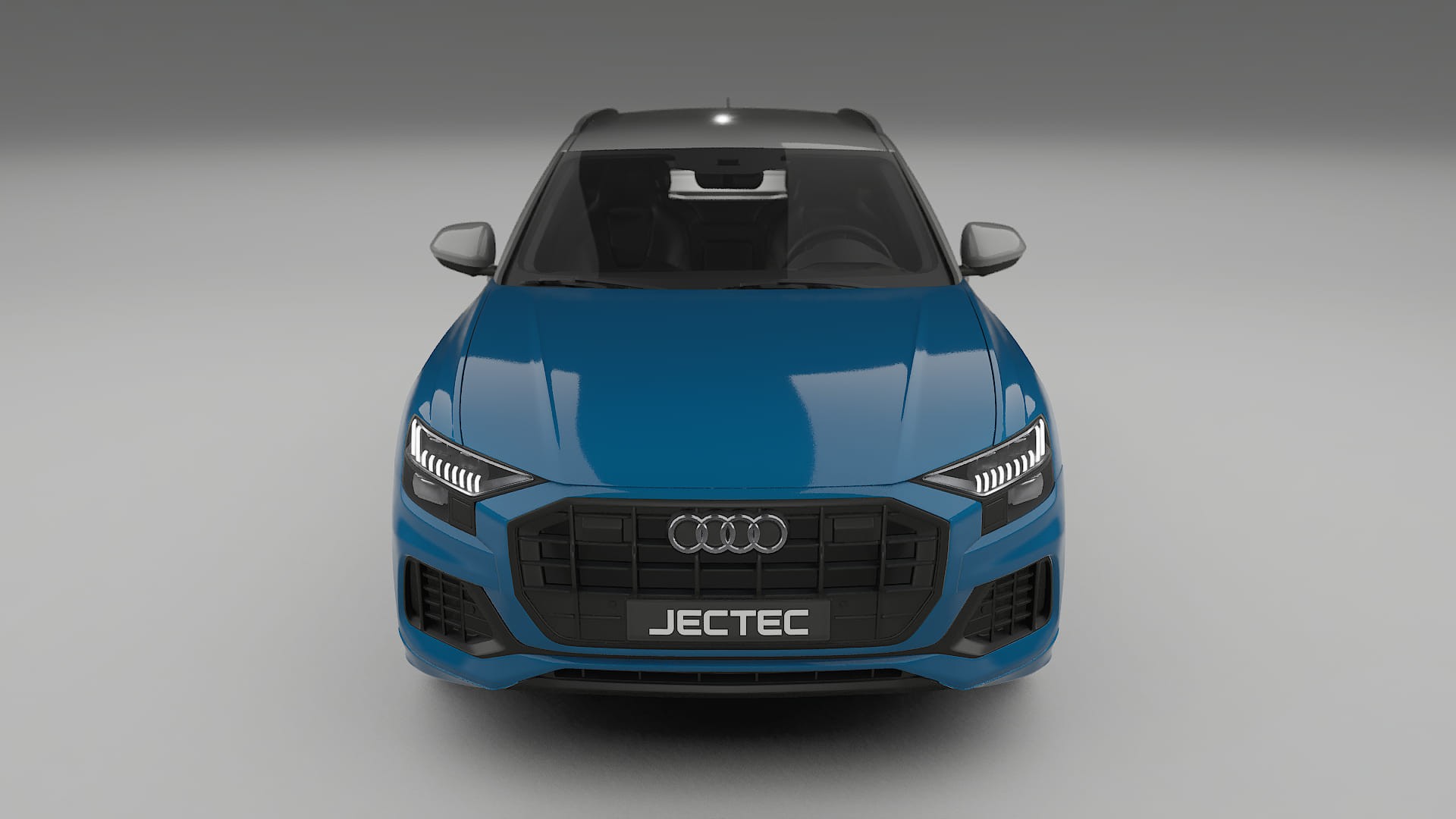 Lackskyddsfilm Audi Q8 F1 prefacelift pre-LCI | CrystalGuard Transparent TPU PPF Frontskyddssats