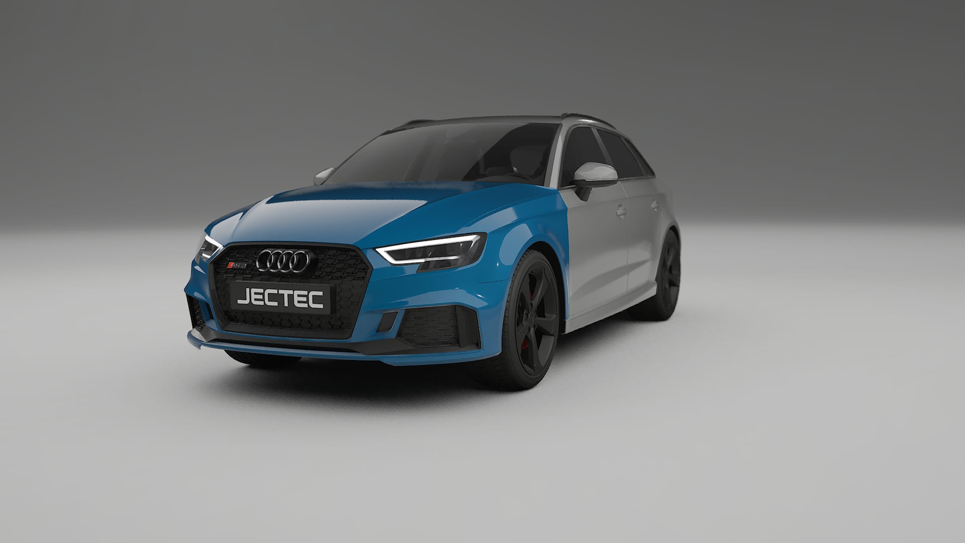 Lackskyddsfilm Audi RS3 Sportback 8V facelift LCI | CrystalGuard Transparent TPU PPF Frontskyddssats
