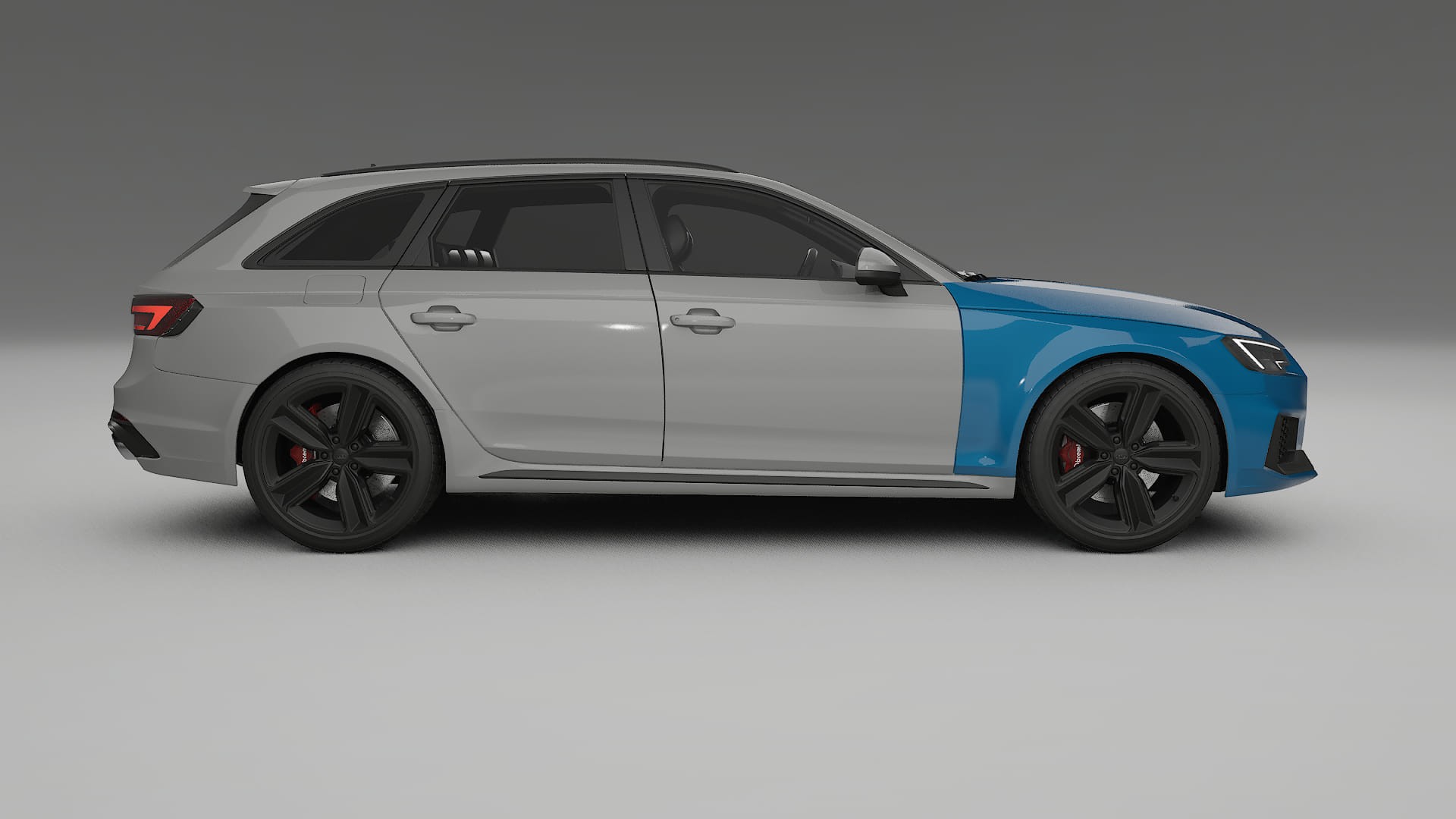 Lackskyddsfilm Audi RS4 Avant B9 prefacelift pre-LCI | CrystalGuard Transparent TPU PPF Frontskyddssats 2