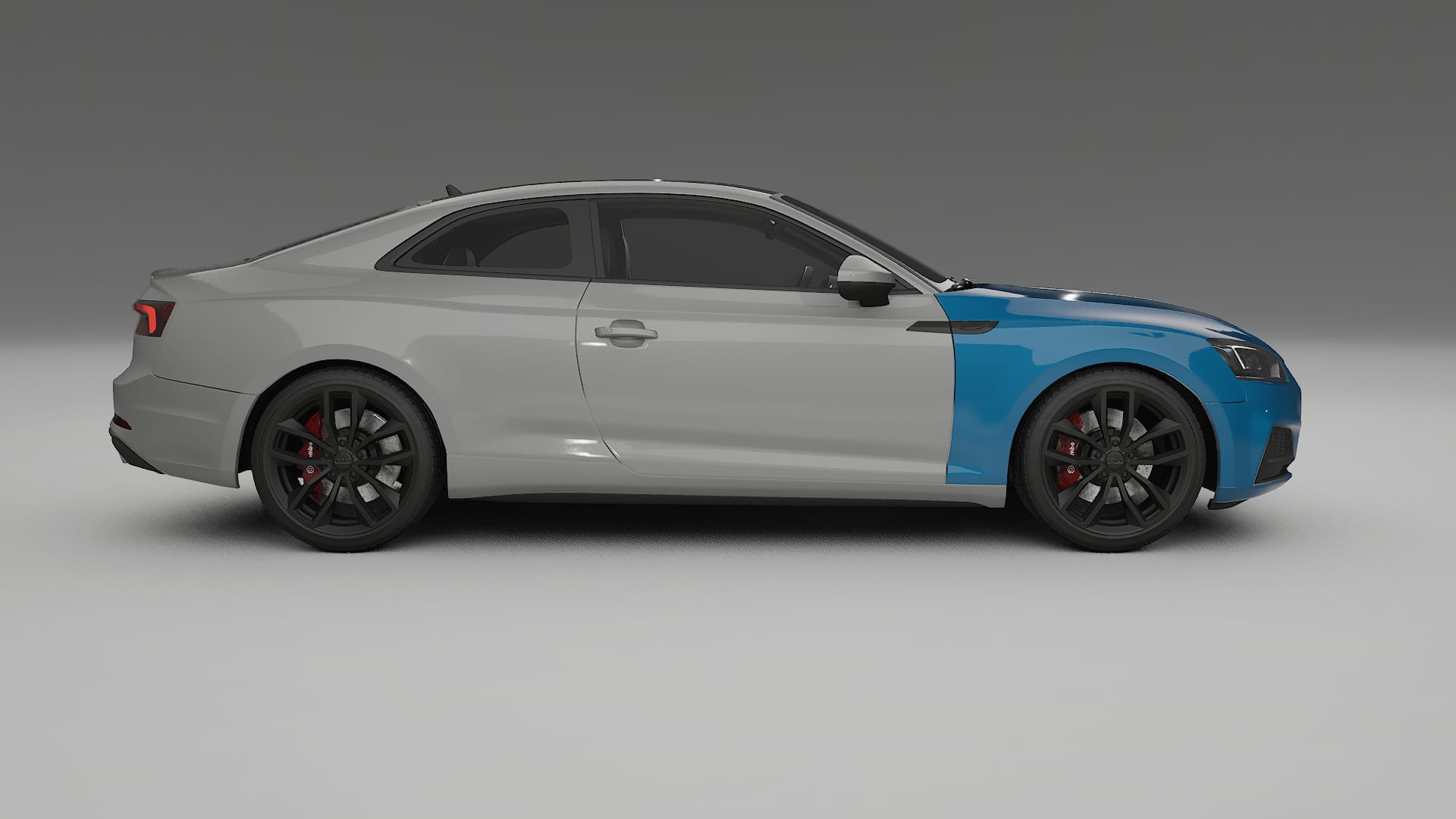 Lackskyddsfilm Audi S5 B9 prefacelift pre-LCI | CrystalGuard Transparent TPU PPF Frontskyddssats