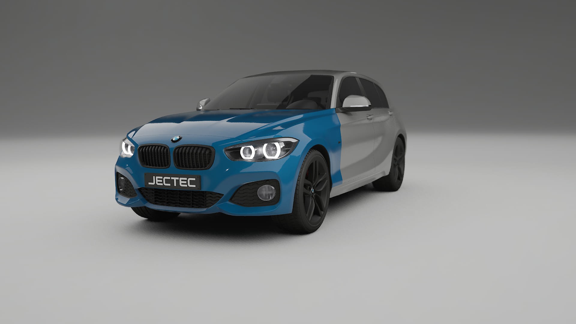 Lackskyddsfilm BMW 1 F20 facelift LCI | CrystalGuard Transparent TPU PPF Frontskyddssats