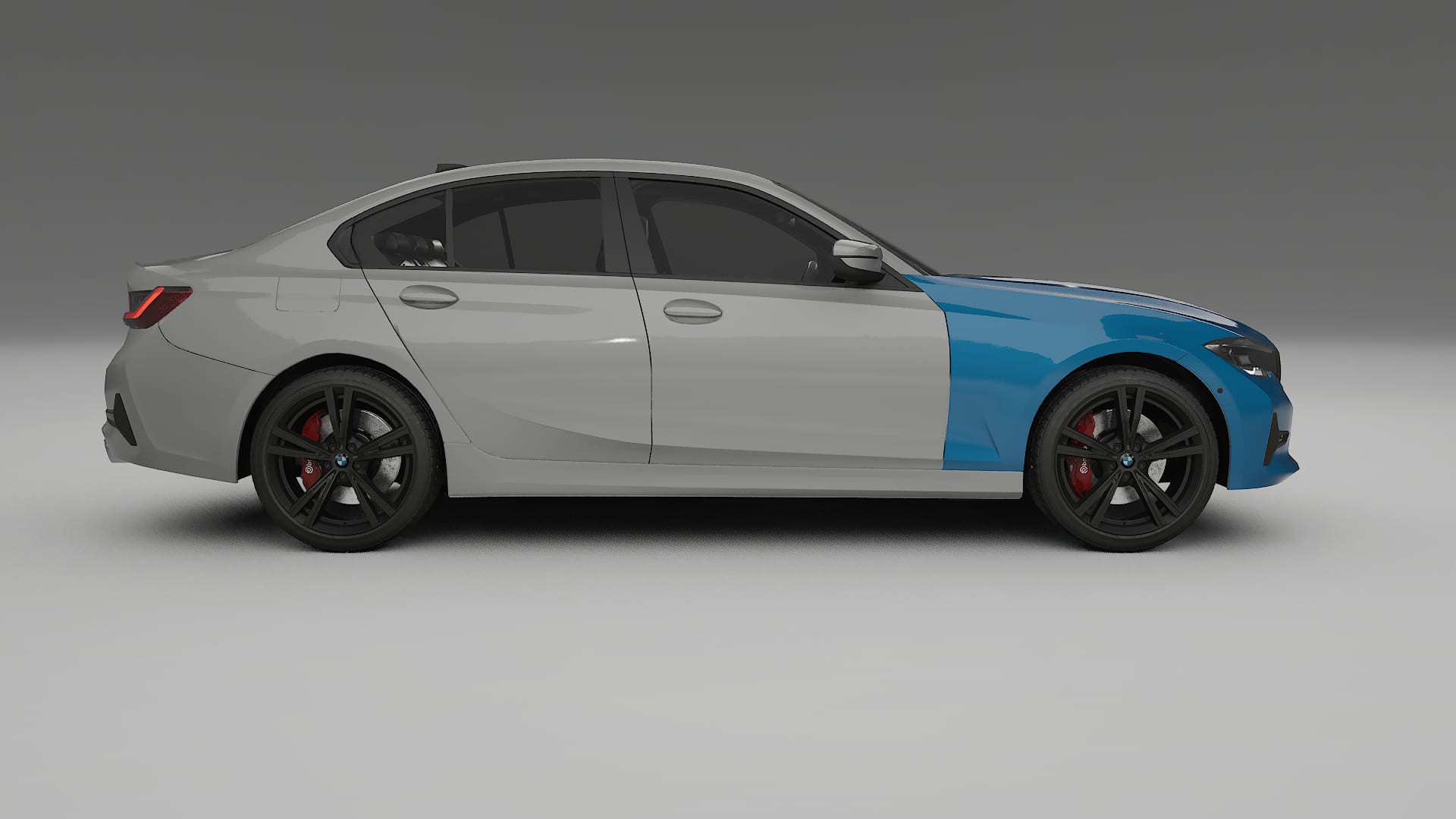 Lackskyddsfilm BMW 3 G20 prefacelift pre-LCI | CrystalGuard Transparent TPU PPF Frontskyddssats