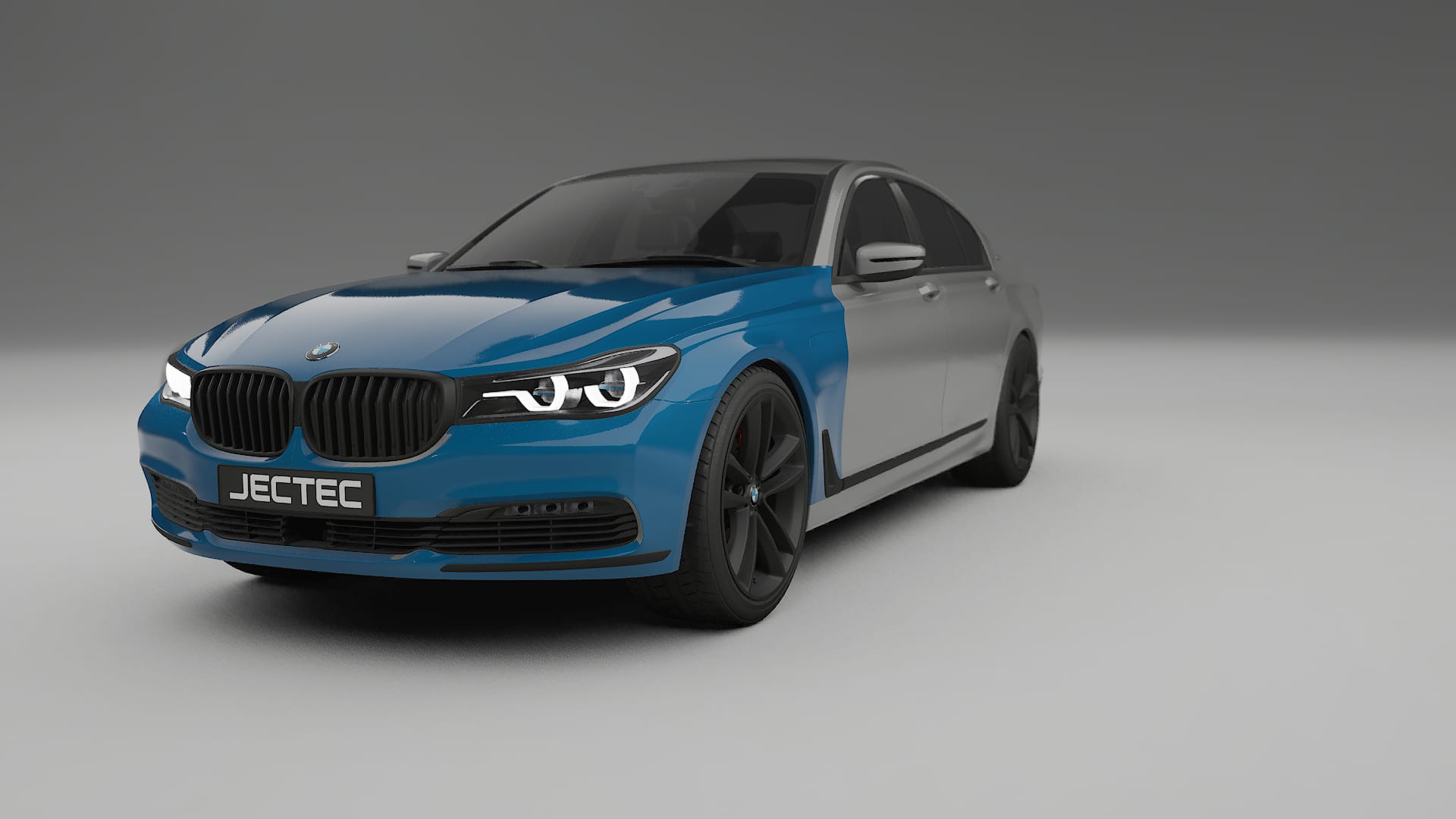 Lackskyddsfilm BMW 7 G11 G12 facelift LCI | CrystalGuard Transparent TPU PPF Frontskyddssats