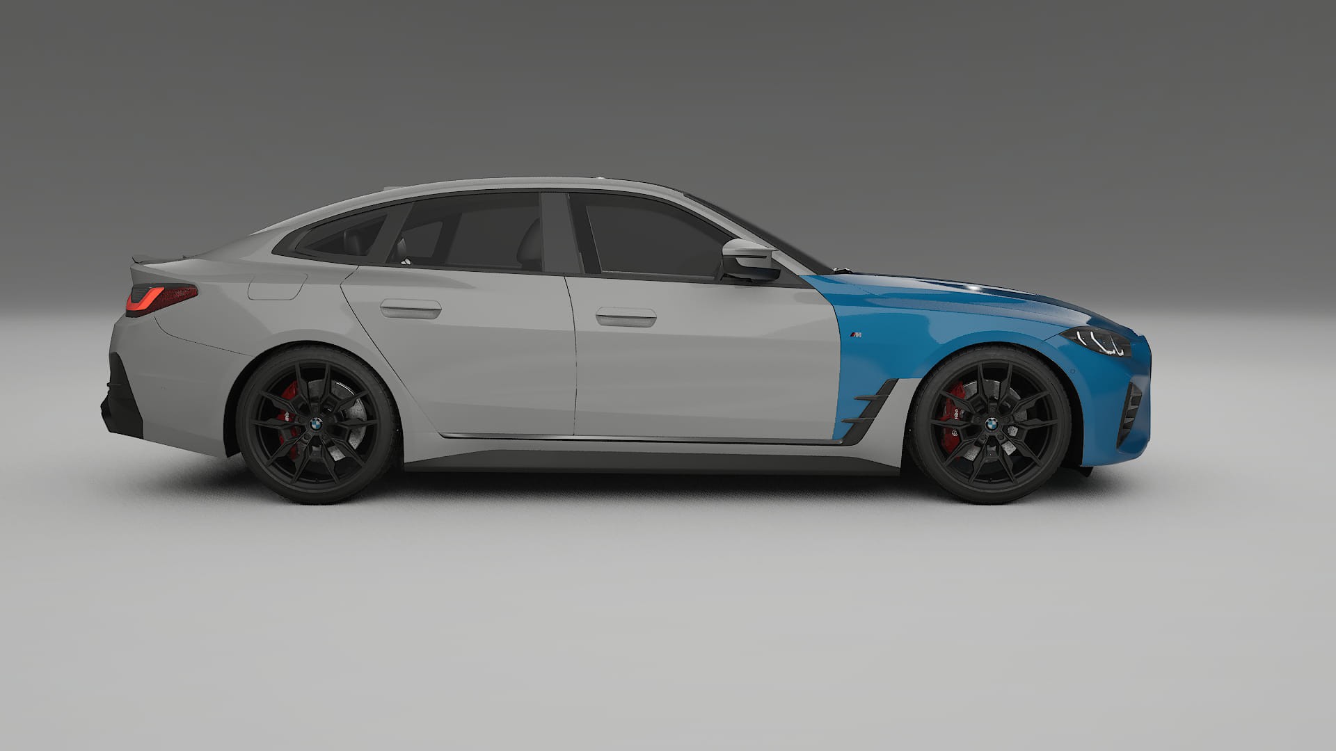 Lackskyddsfilm BMW I4 G26 M-Package | CrystalGuard Transparent TPU PPF Frontskyddssats