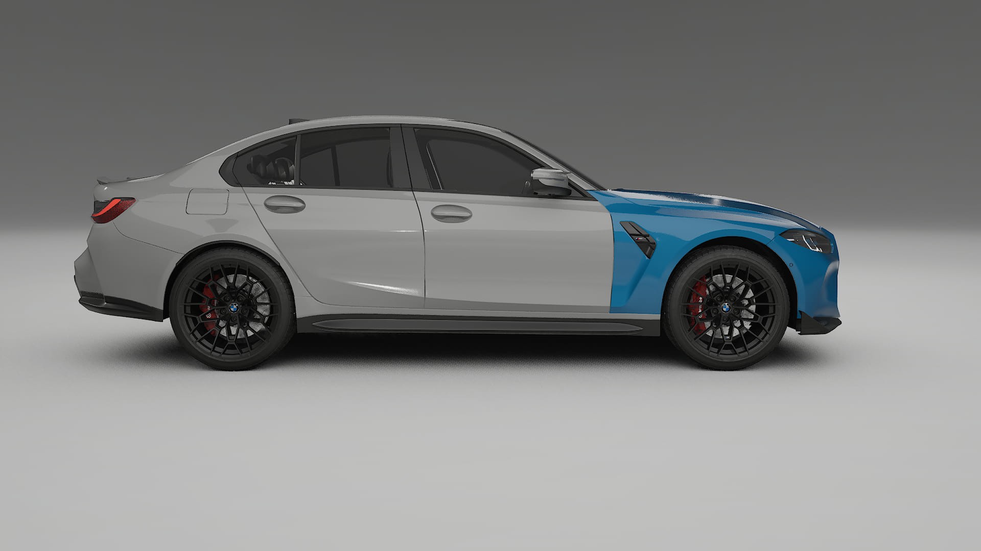 Lackskyddsfilm BMW M3 G80 Competition CS | CrystalGuard Transparent TPU PPF Frontskyddssats