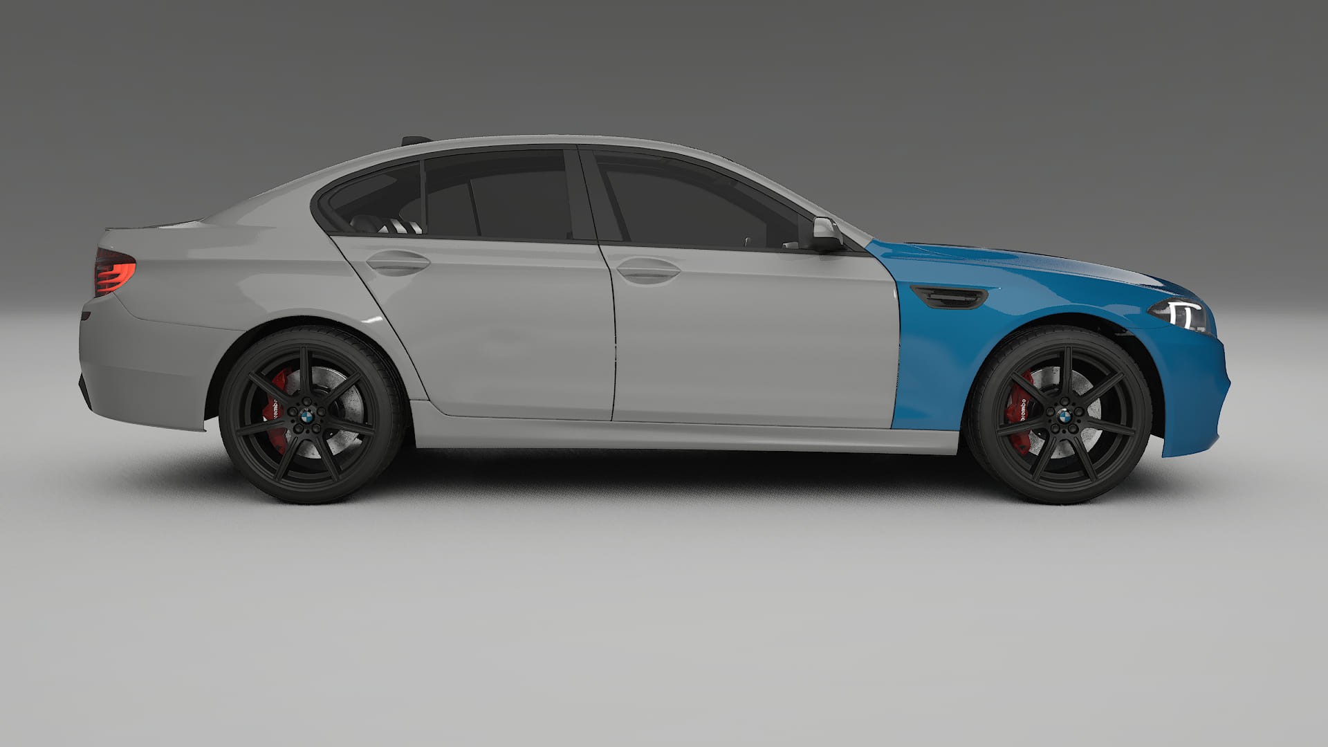 Lackskyddsfilm BMW M5 F10 | CrystalGuard Transparent TPU PPF Frontskyddssats 2