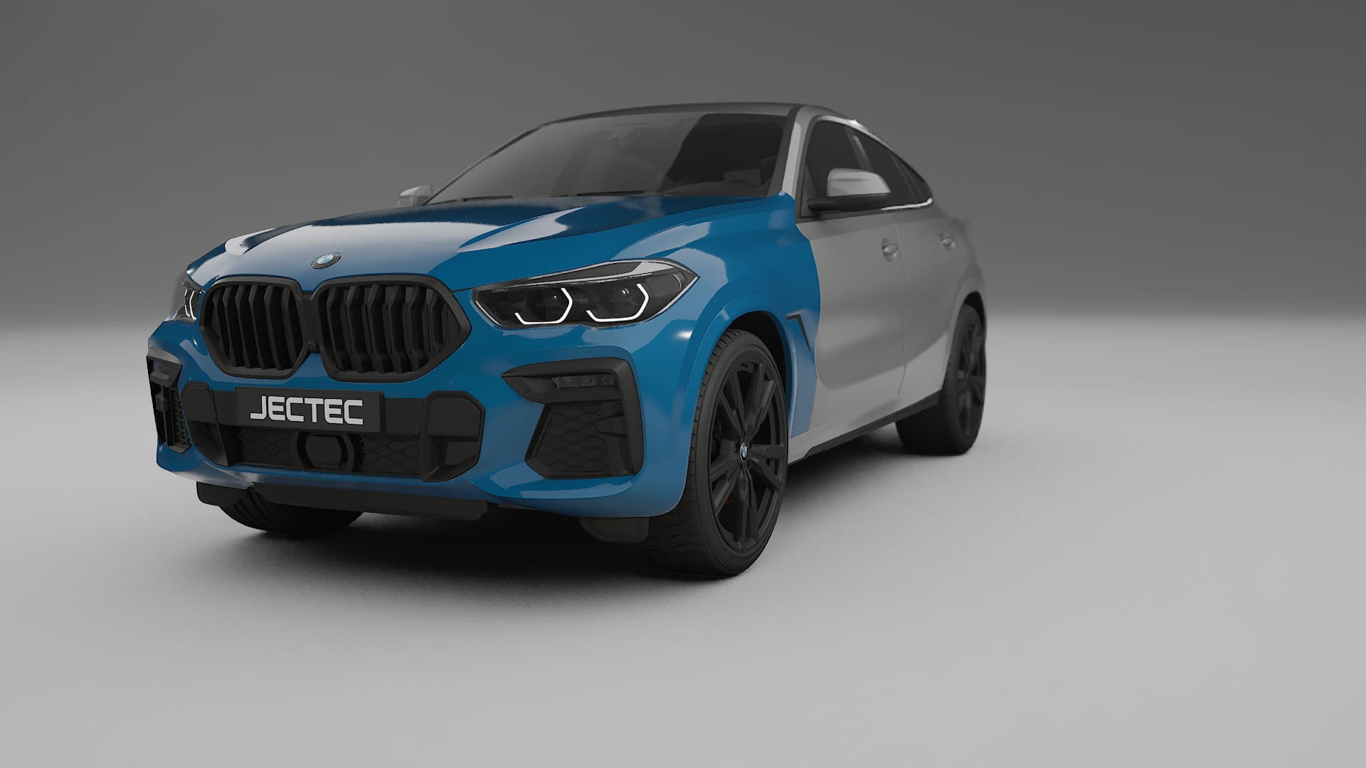 Lackskyddsfilm BMW X6 G06 F96 | CrystalGuard Transparent TPU PPF Frontskyddssats