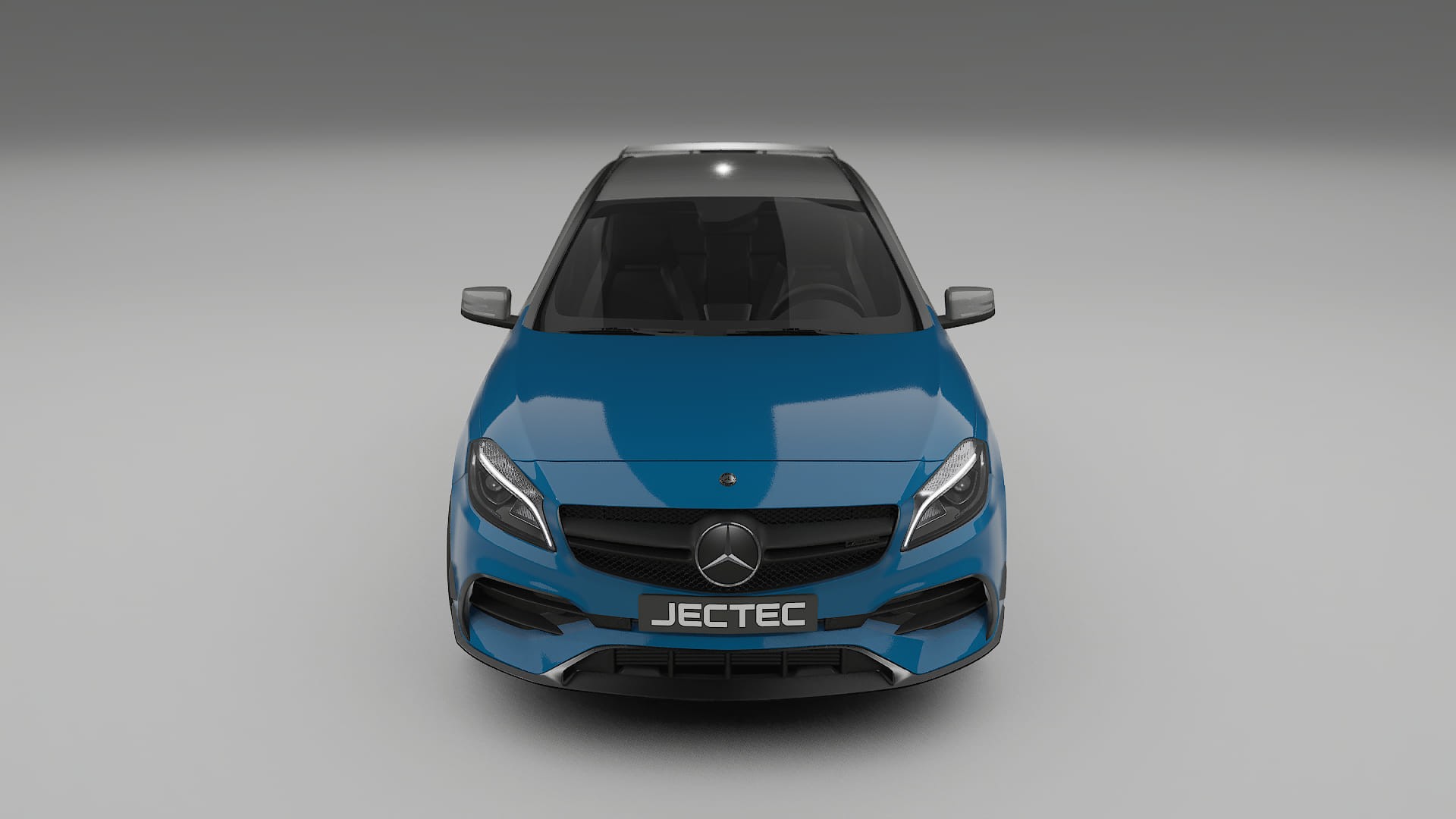 Lackskyddsfilm Mercedes A45 AMG W176 | CrystalGuard Transparent TPU PPF Frontskyddssats