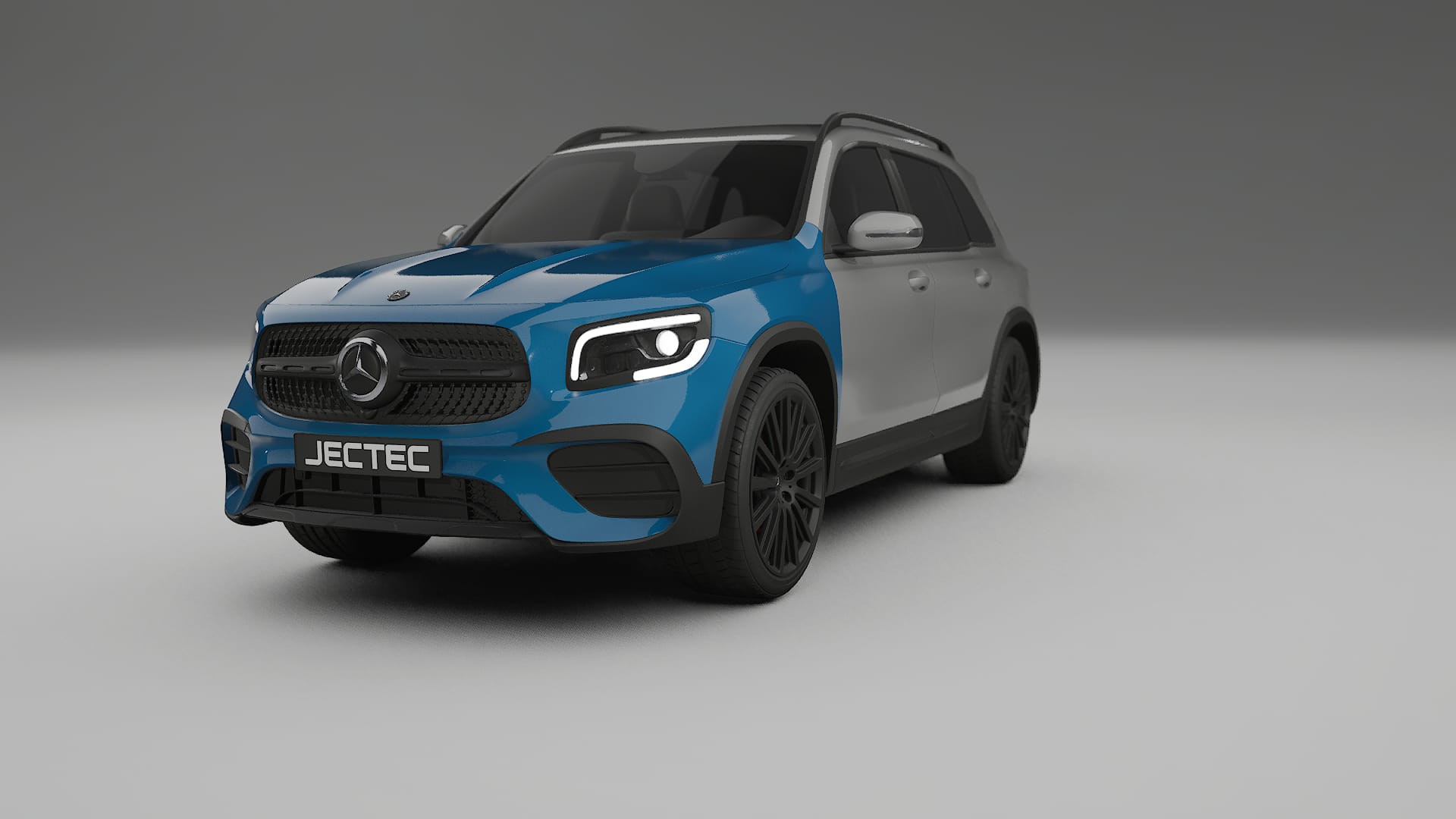 Lackskyddsfilm Mercedes AMG GLB | CrystalGuard Transparent TPU PPF Frontskyddssats