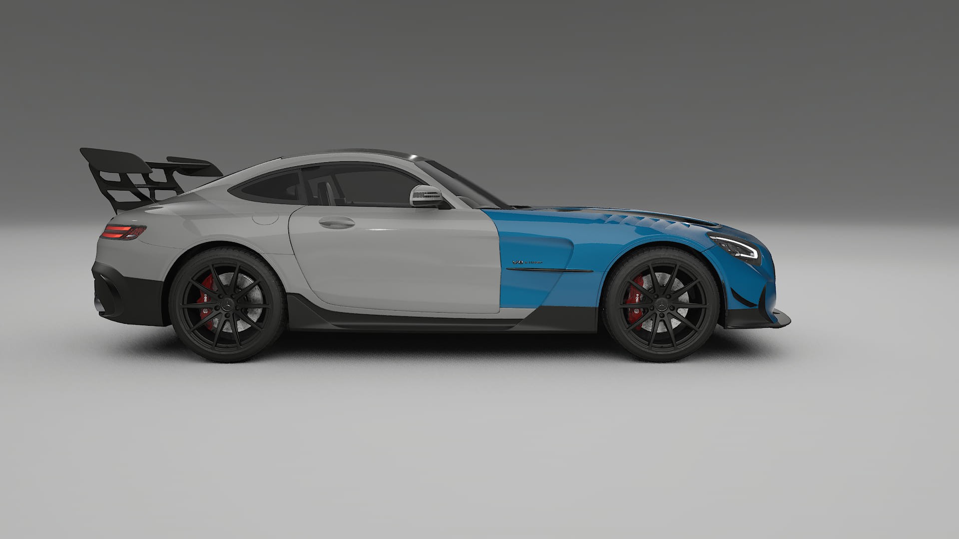 Lackskyddsfilm Mercedes AMG GT Black Series C192 Coupe | CrystalGuard Transparent TPU PPF Frontskyddssats 2