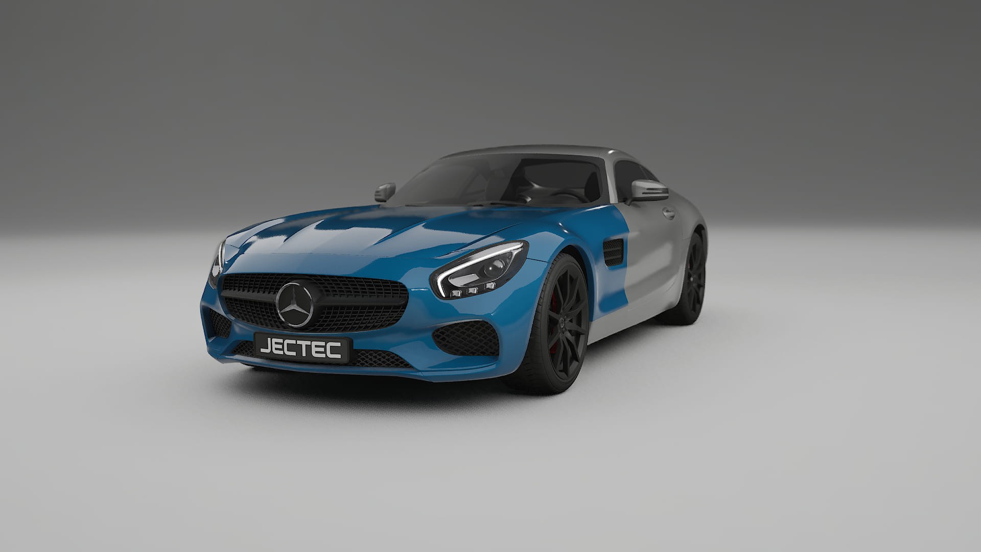 Lackskyddsfilm Mercedes AMG GT C190 Coupe | CrystalGuard Transparent TPU PPF Frontskyddssats