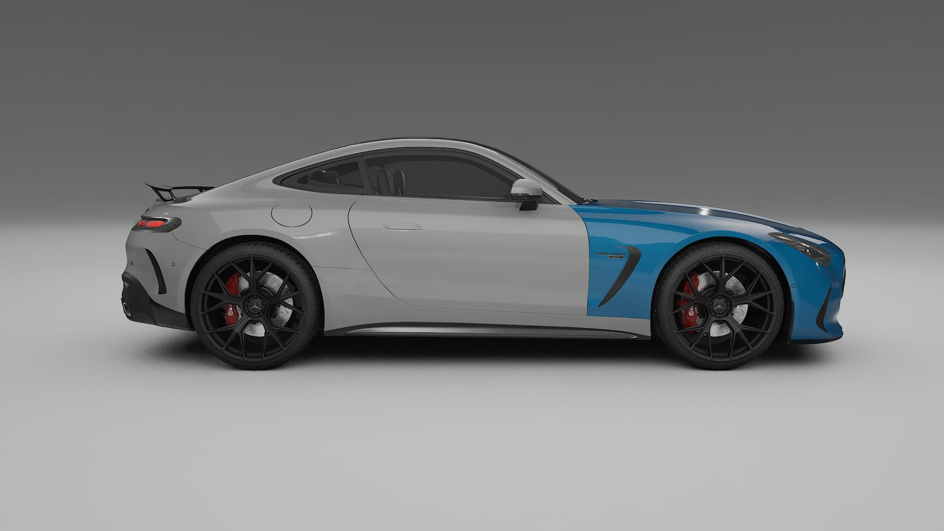 Lackskyddsfilm Mercedes AMG GT Coupe C192 | CrystalGuard Transparent TPU PPF Frontskyddssats