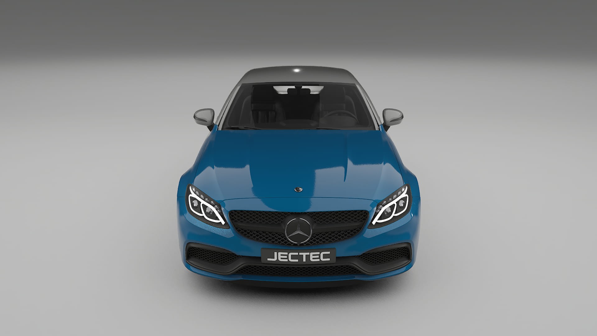 Lackskyddsfilm Mercedes C63 AMG W205 Coupe | CrystalGuard Transparent TPU PPF Frontskyddssats