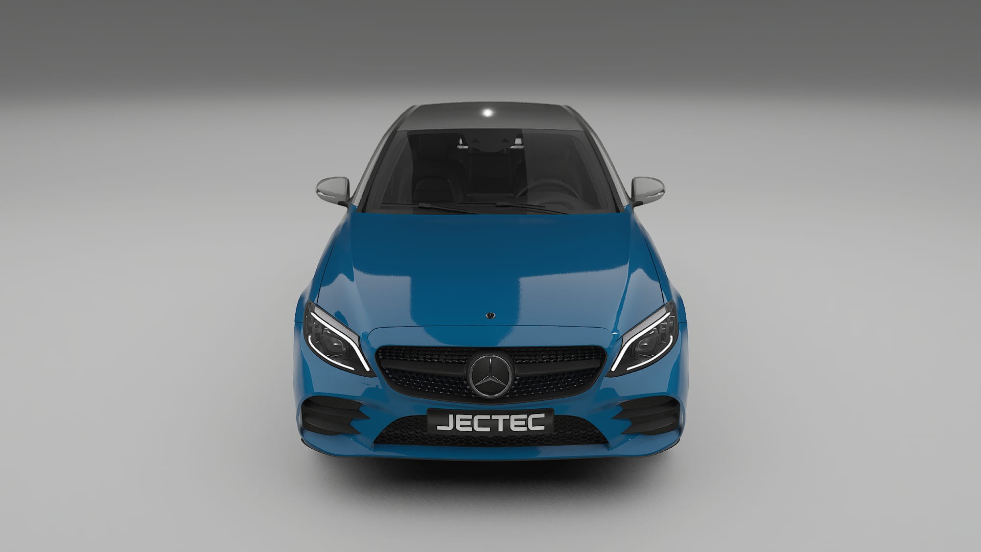 Lackskyddsfilm Mercedes C-Class W205 AMG sedan | CrystalGuard Transparent TPU PPF Frontskyddssats