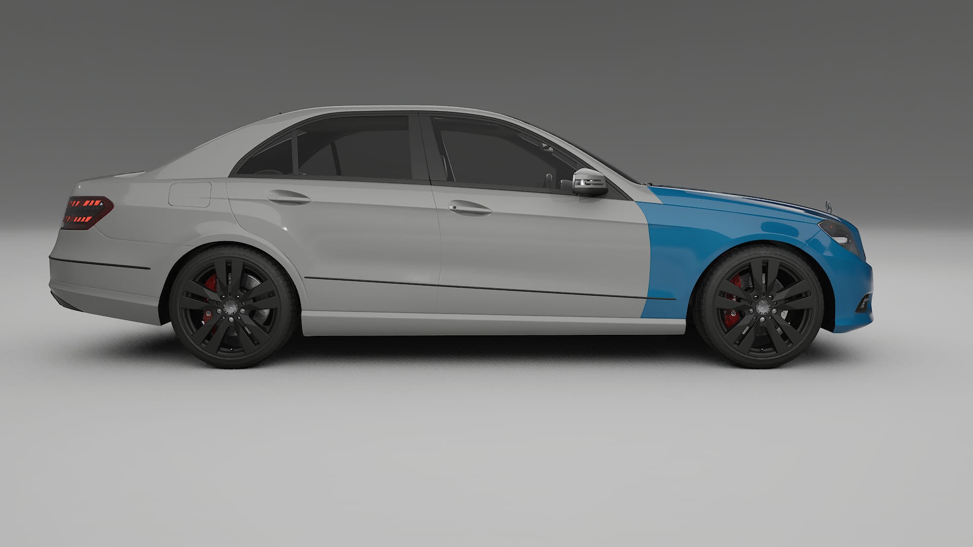 Lackskyddsfilm Mercedes E-Class Sedan W212 Prefacelift pre-LCI | CrystalGuard Transparent TPU PPF Frontskyddssats