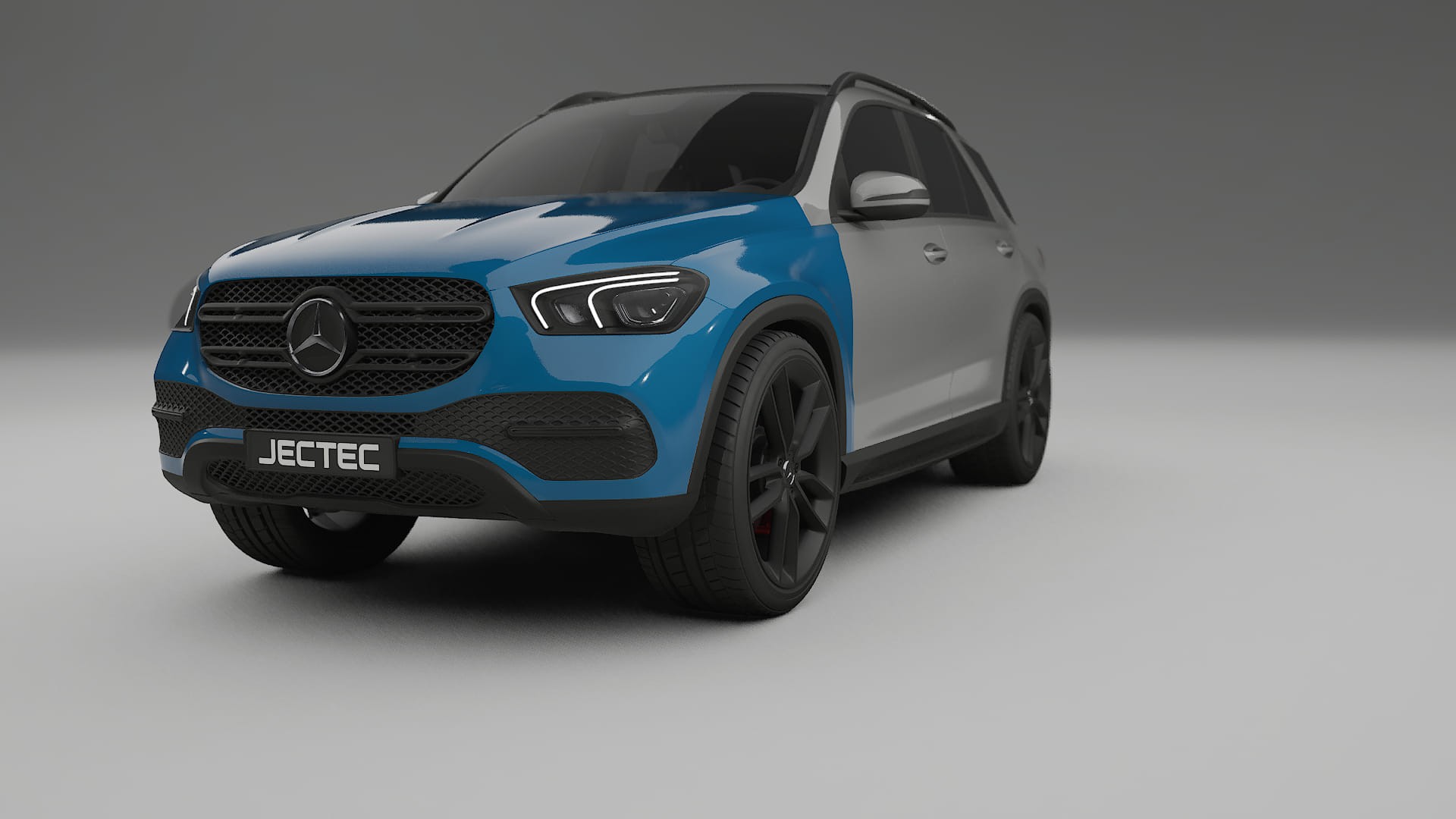 Lackskyddsfilm Mercedes GLE W167 | CrystalGuard Transparent TPU PPF Frontskyddssats