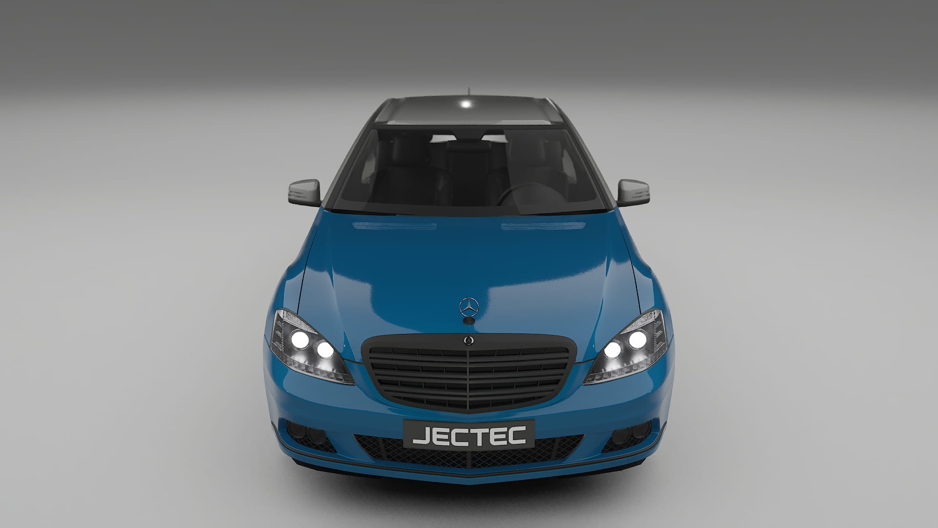 Lackskyddsfilm Mercedes S-class W221 facelift LCI | CrystalGuard Transparent TPU PPF Frontskyddssats