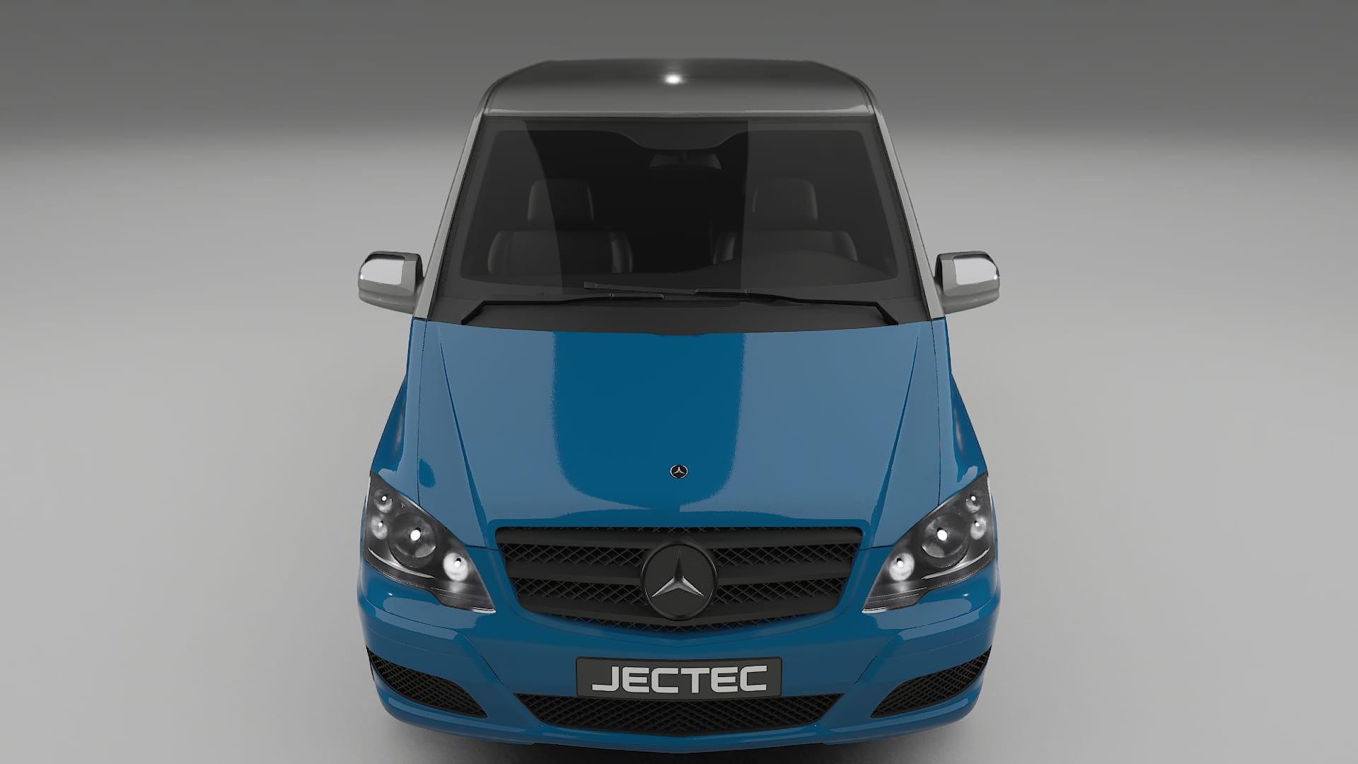 Lackskyddsfilm Mercedes Viano Extralong W439 Facelift LCI | CrystalGuard Transparent TPU PPF Frontskyddssats